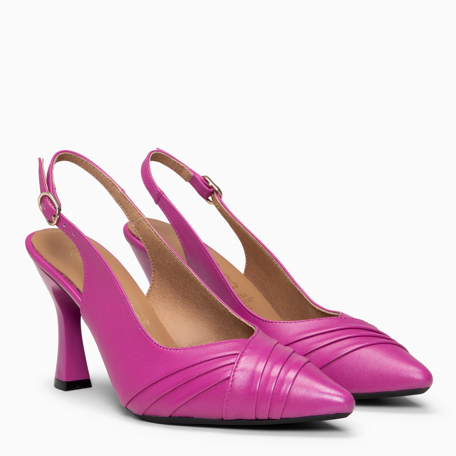 CARLA – Zapato de tacón alto destalonado BUGANVILLA