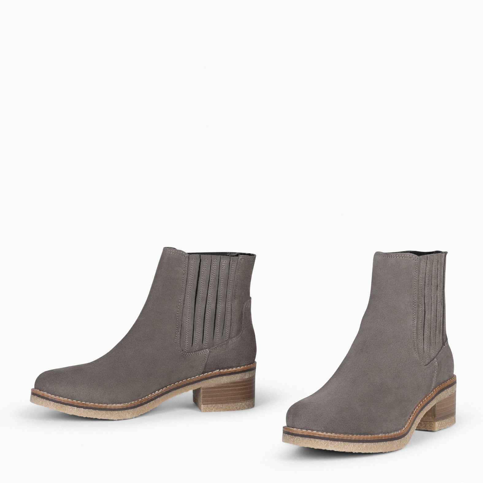 COUNTRY Bottines Chelsea pour femme TAUPE