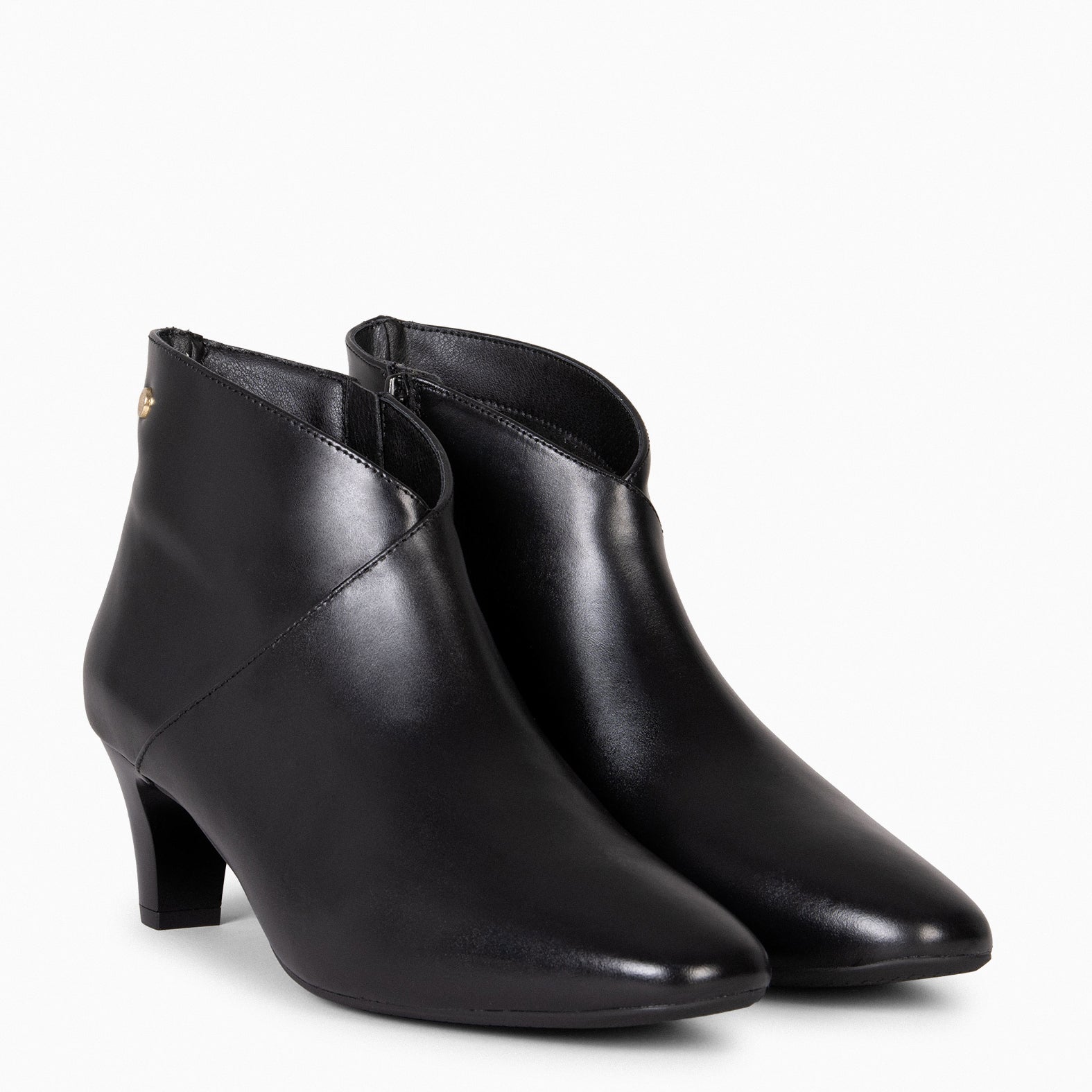 LADY – BLACK Nappa Leather Booties