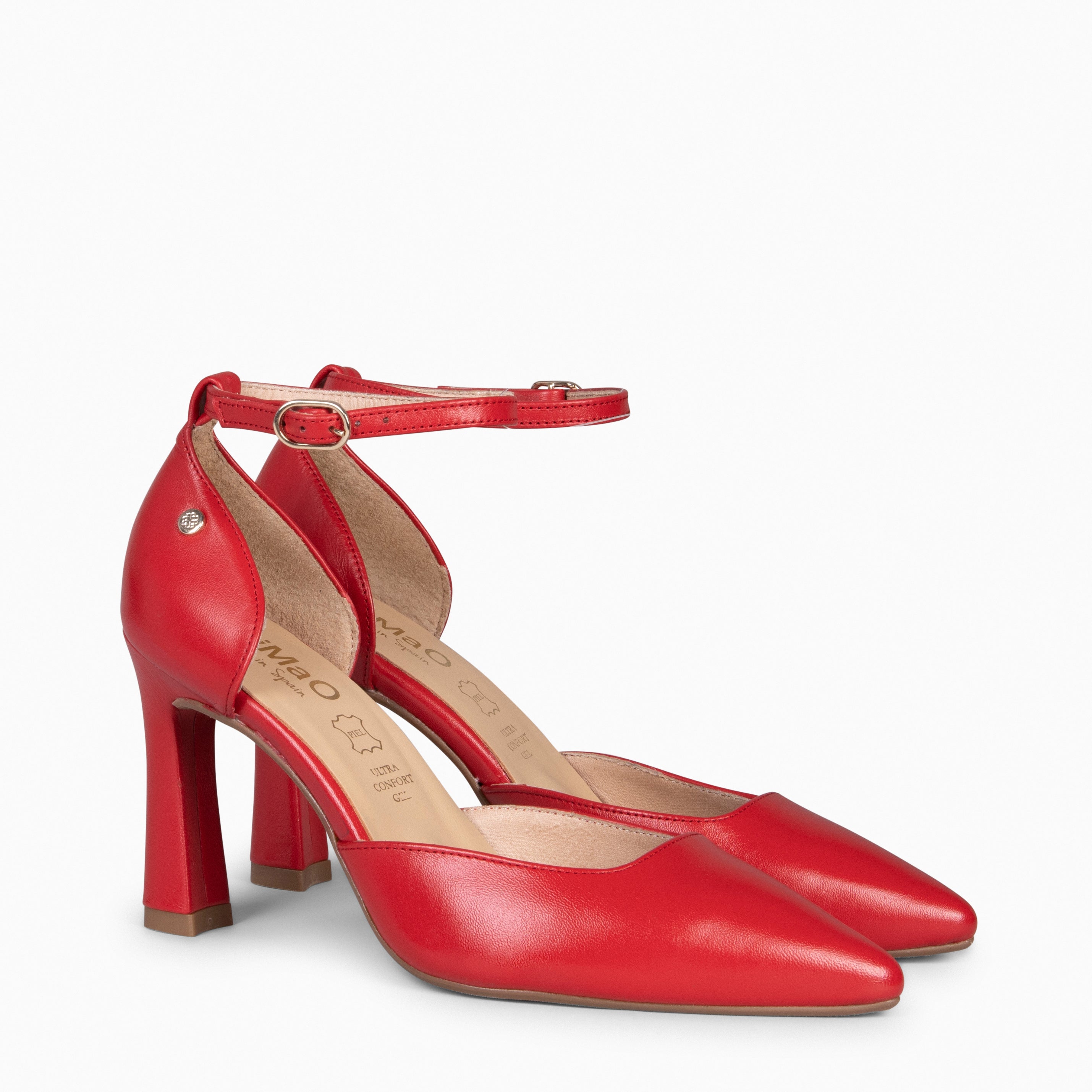 AINHOA - RED ELEGANT HEELS