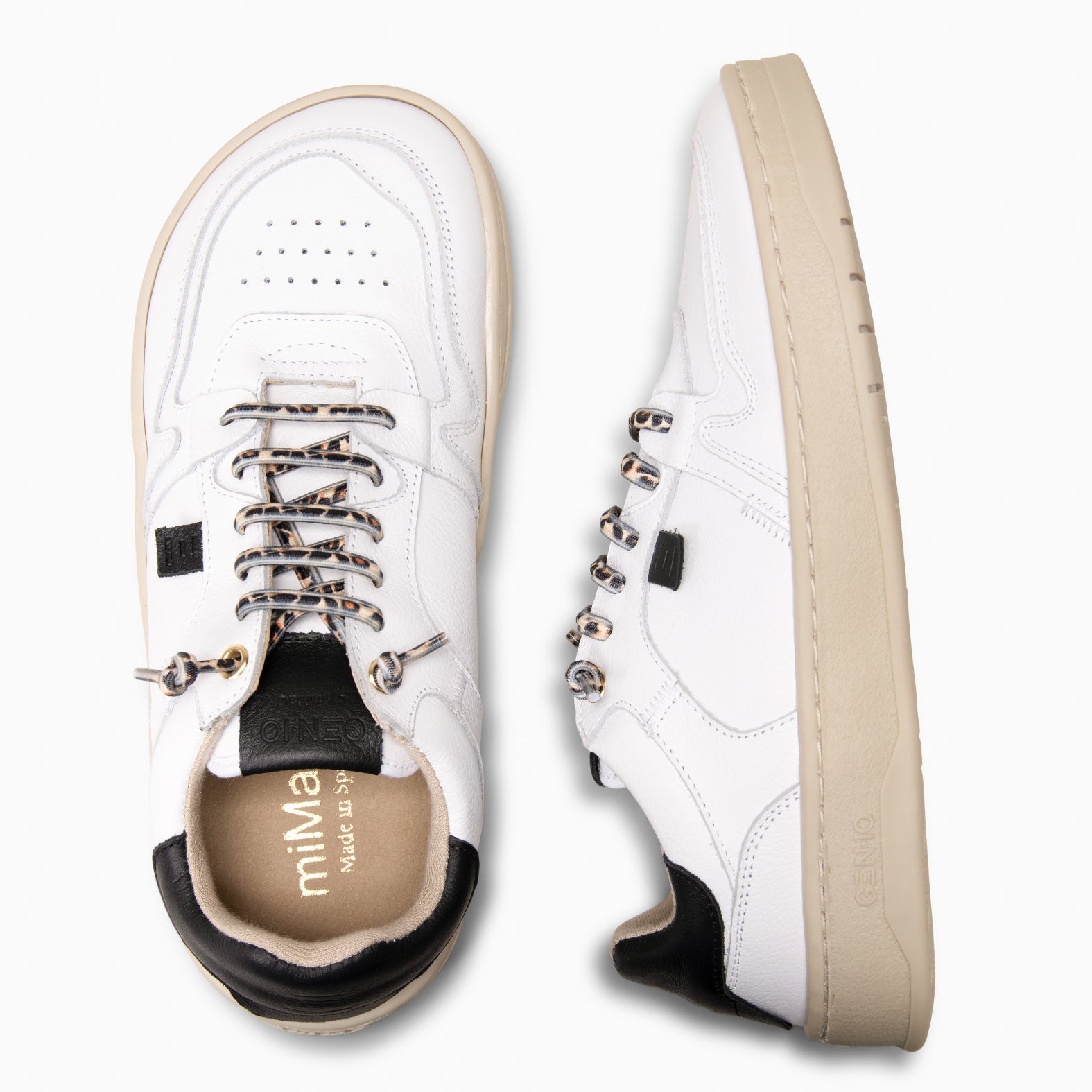 GEN-IO - Zapatillas baresoft BLANCO LEOPARDO