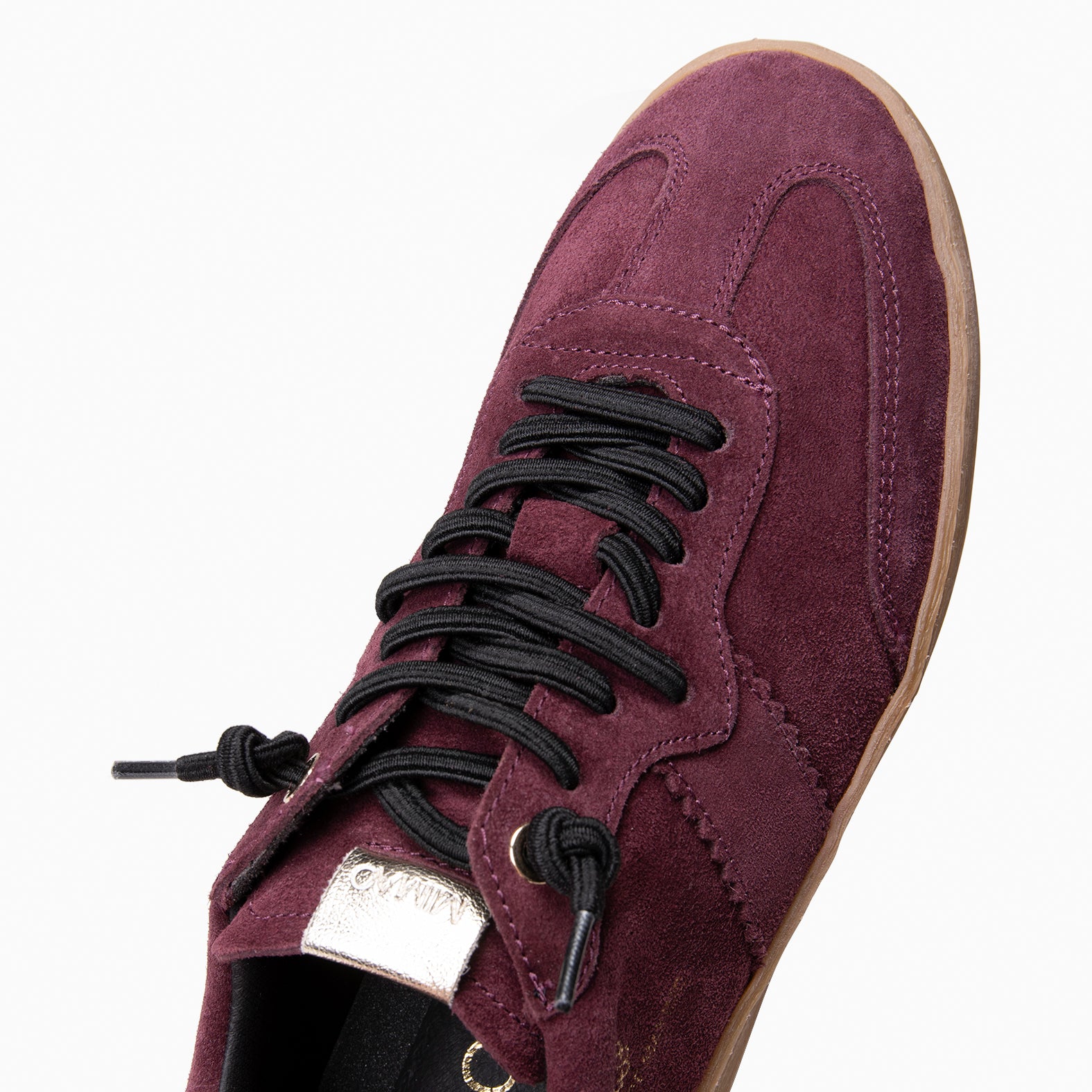 STÜDIO 01 -  BURGUNDY Suede sneakers 
