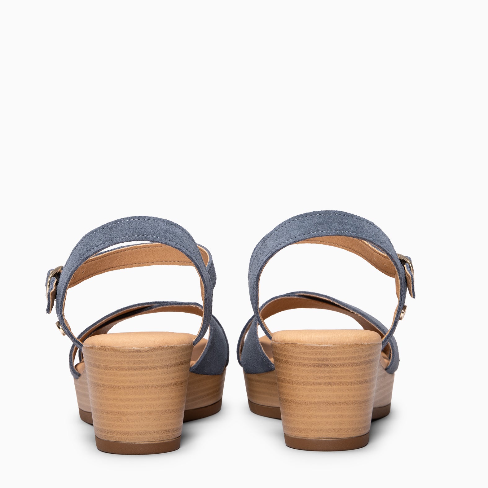 MAR - Cuñas Ligeras de tiras cruzadas JEANS