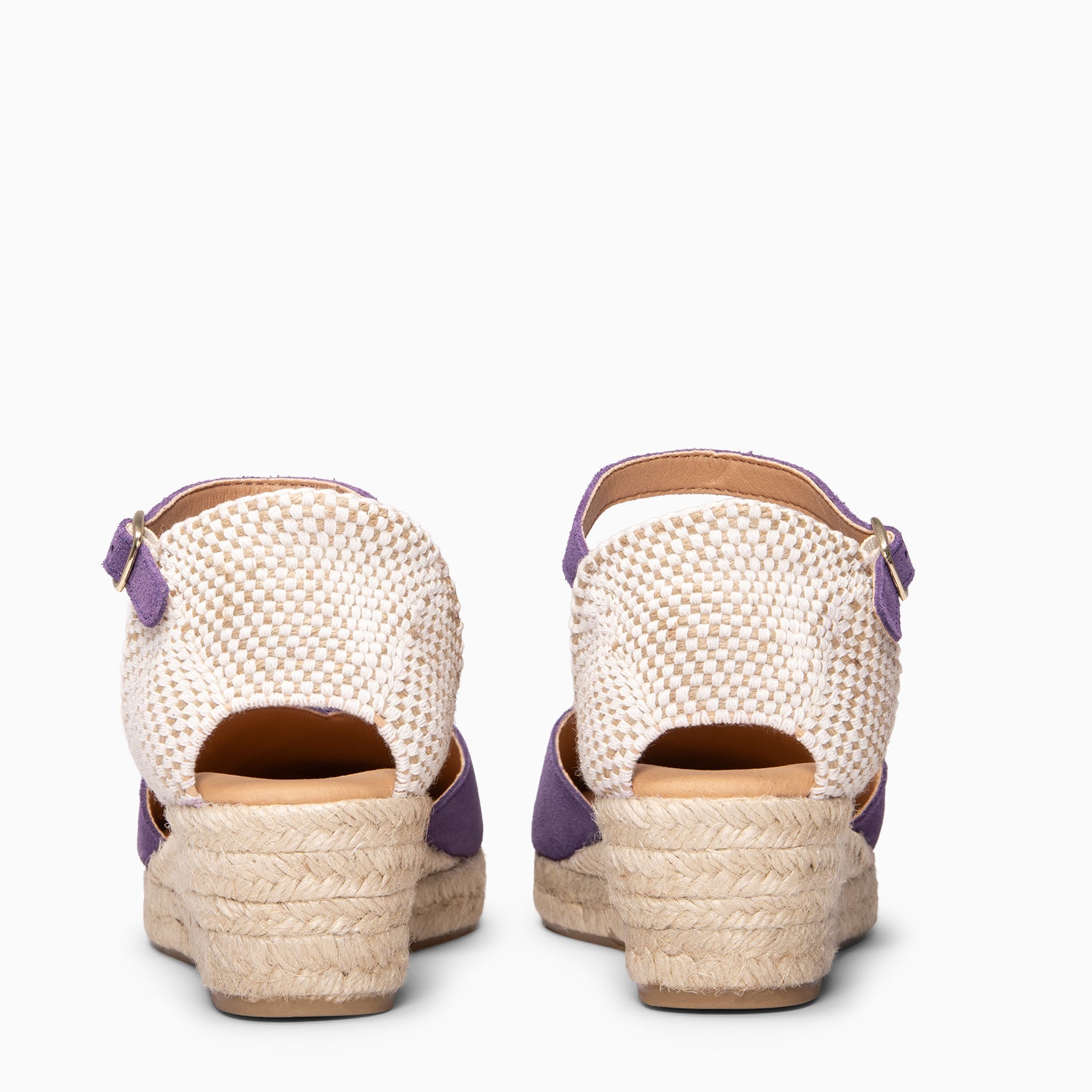 ICA - Espadrilles à petit talon VIOLET