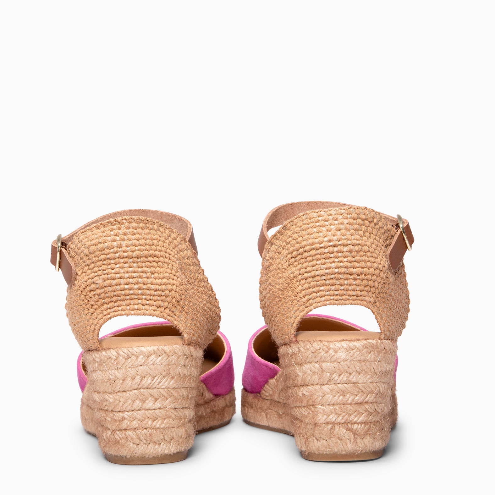 ALTEA - Cuñas de esparto bajas FUCSIA