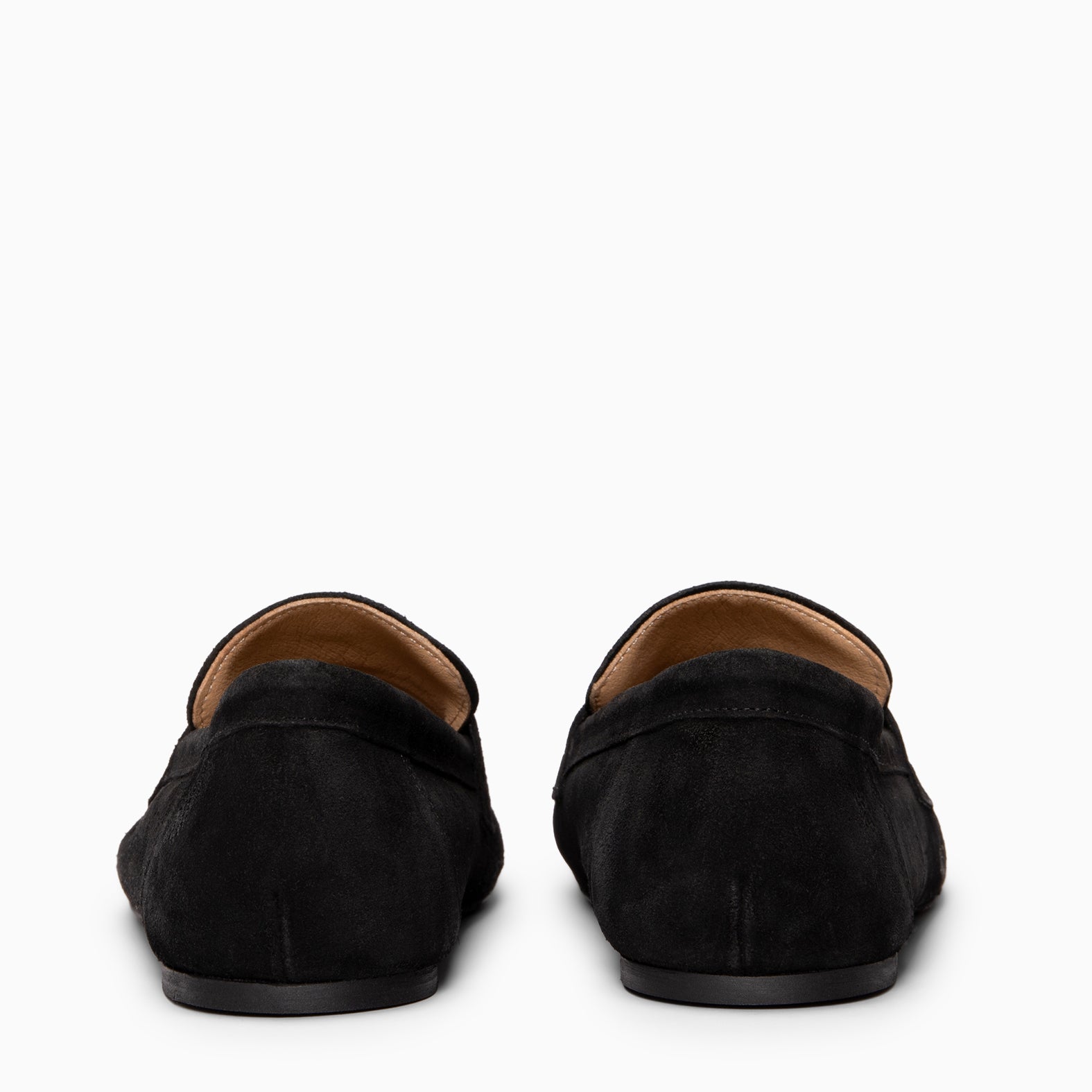 TIERRA - Mocasines de ante Baresoft NEGRO