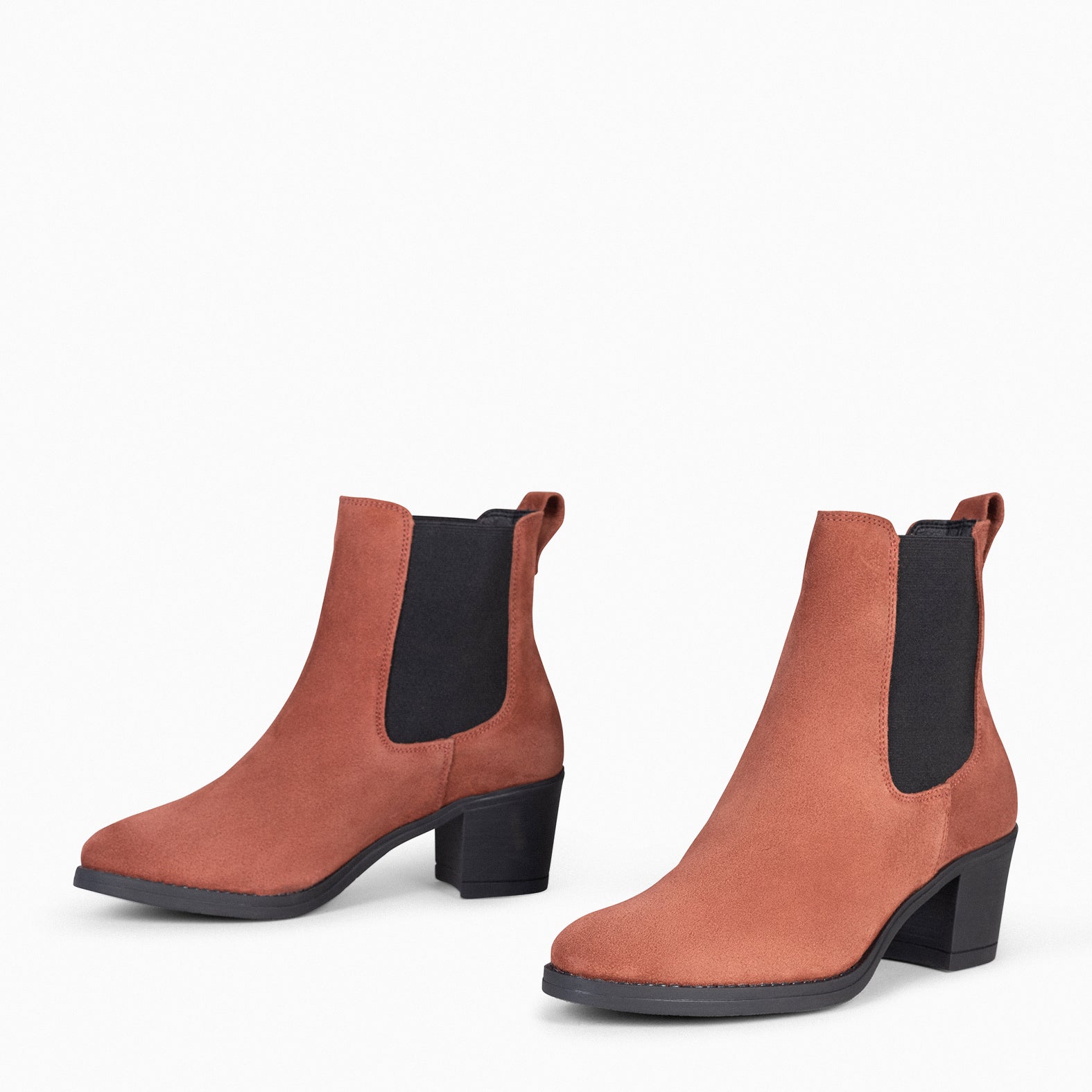NEW CHELSEA - BRICK Women High heeled booties 