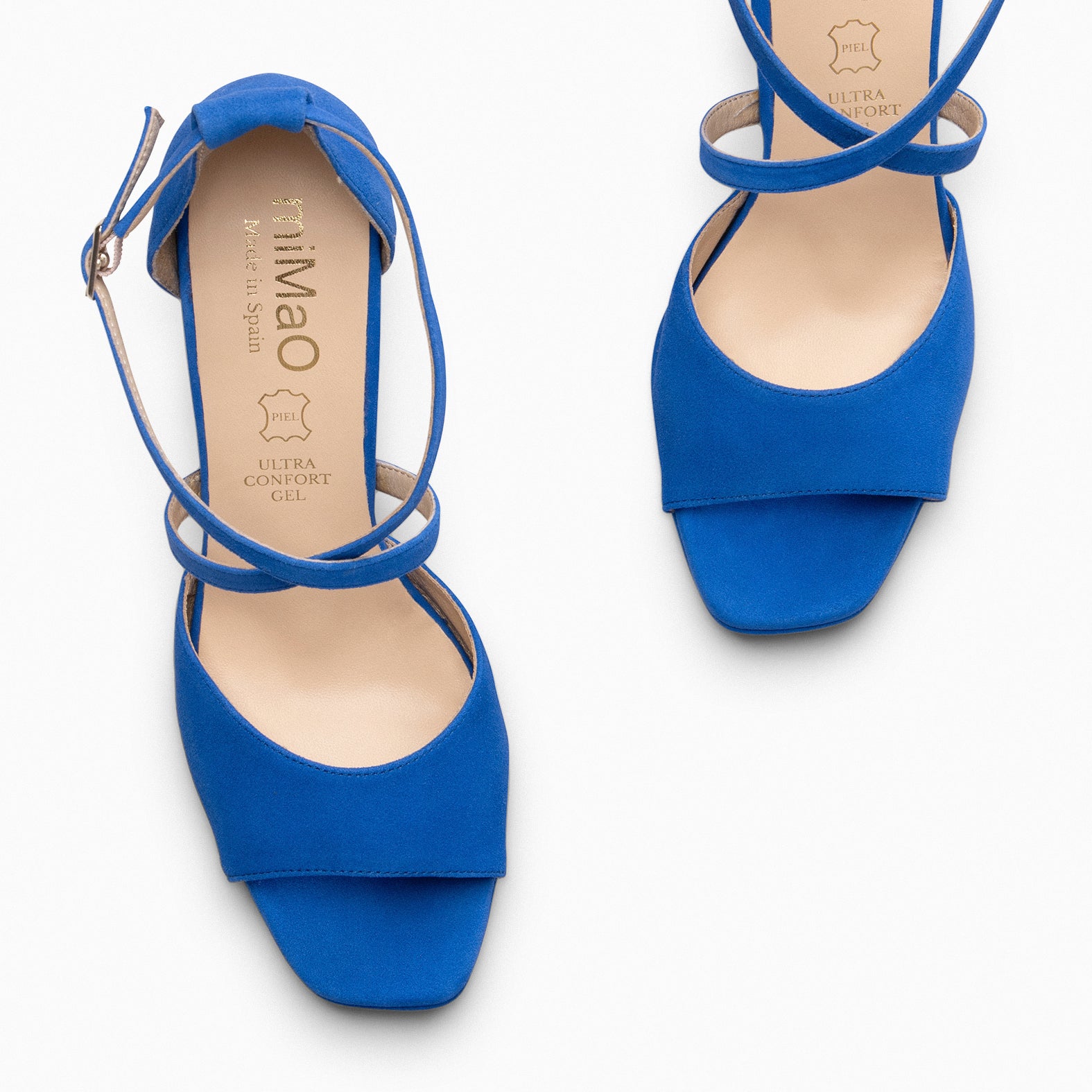 ROSSA - BLUE party sandals with heel