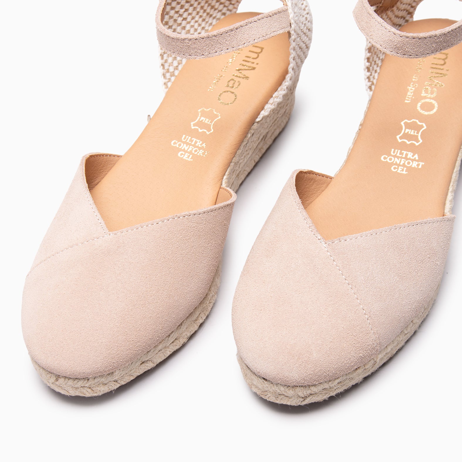 ICA - Cuñas de esparto bajas ROSA CLARO