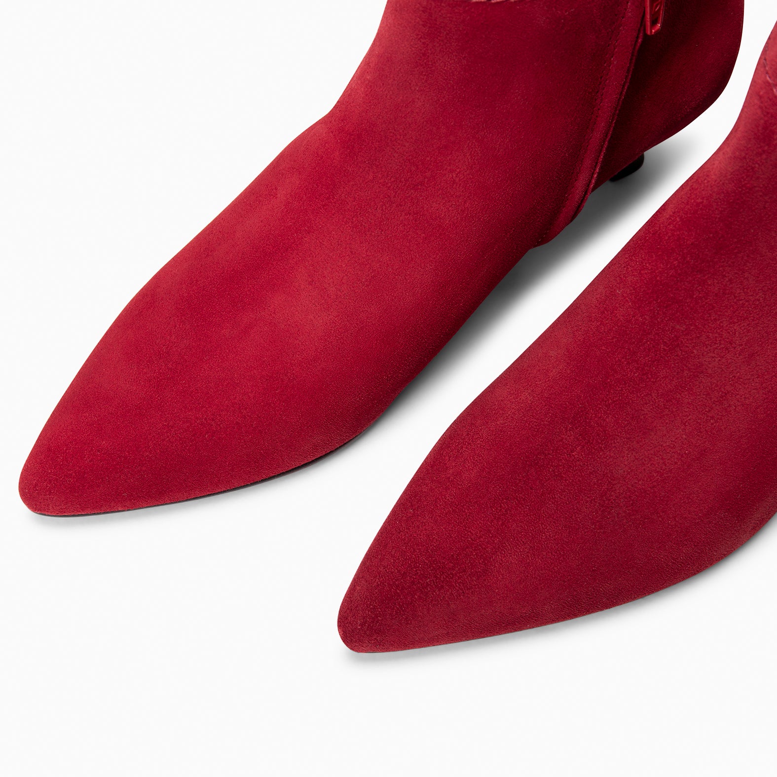 LORD – RED Low heel booties 