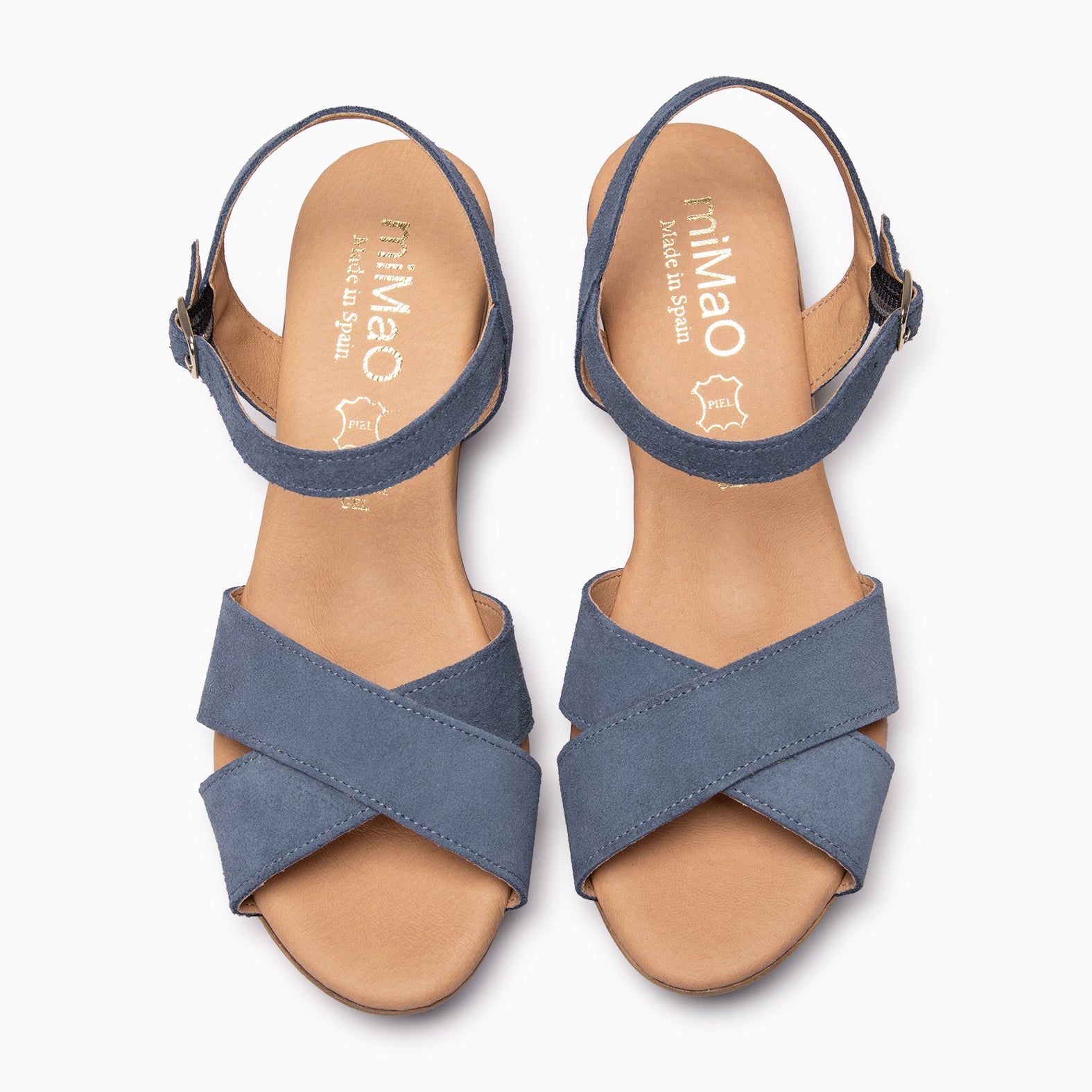 MAR - Cuñas Ligeras de tiras cruzadas JEANS