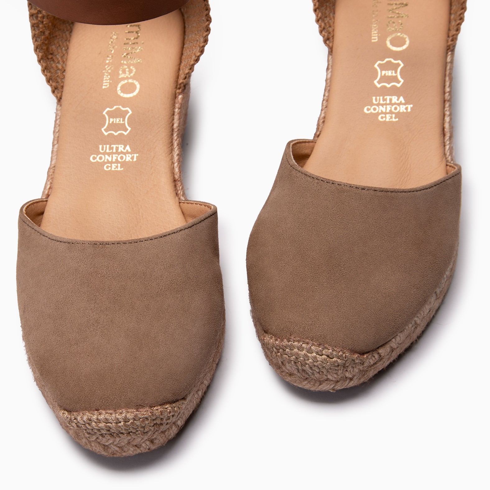 ALTEA - Cuñas de esparto bajas TAUPE