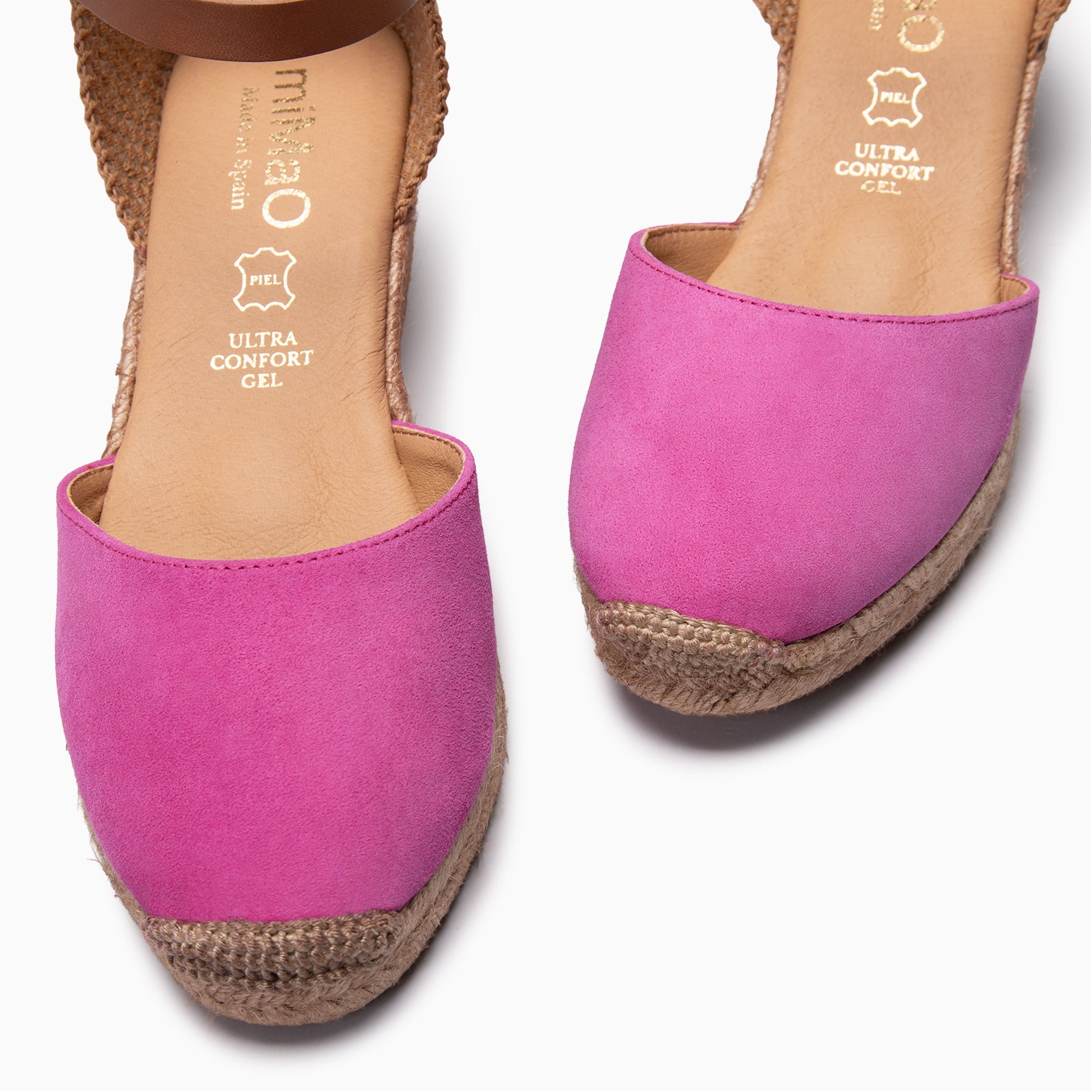ALTEA - Cuñas de esparto bajas FUCSIA