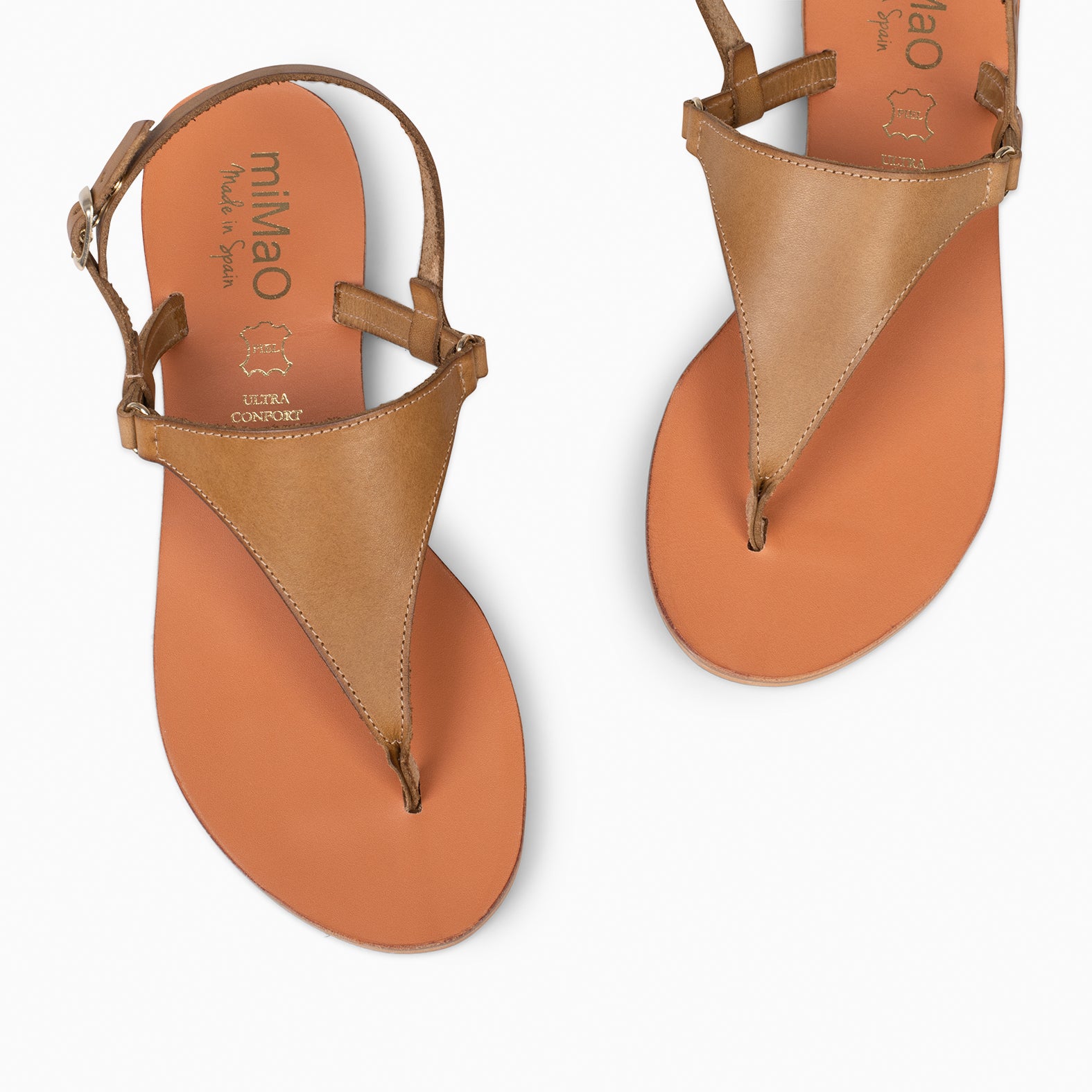 GAZANIA - TAUPE SANDALS WITH BUCKLE