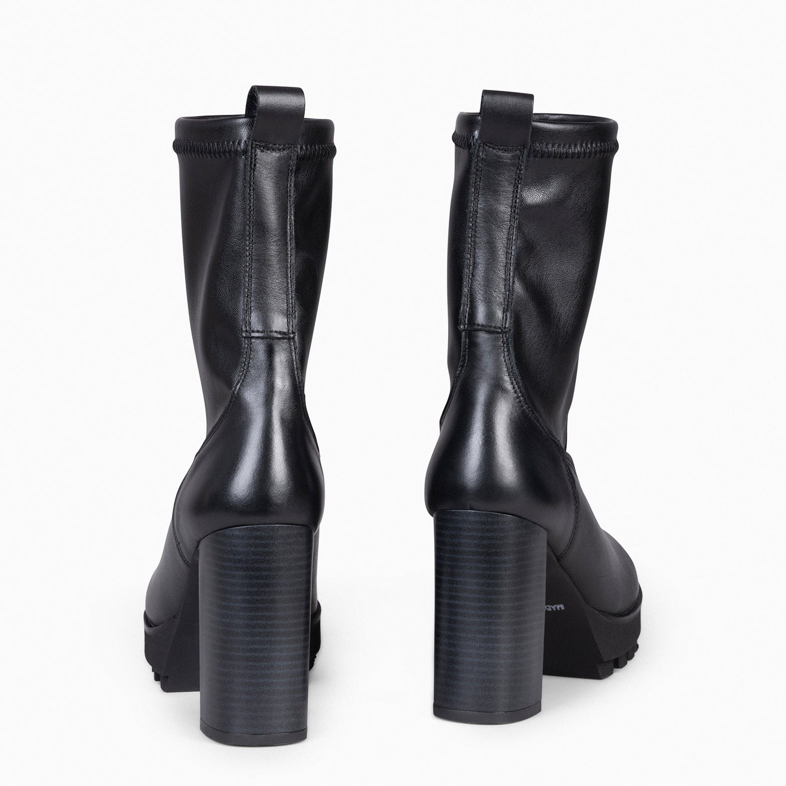 Stretch booties clearance black