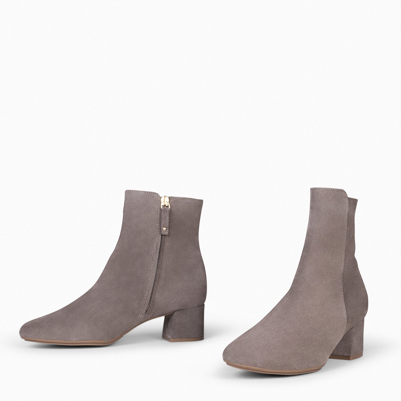 Taupe suede sale boots womens