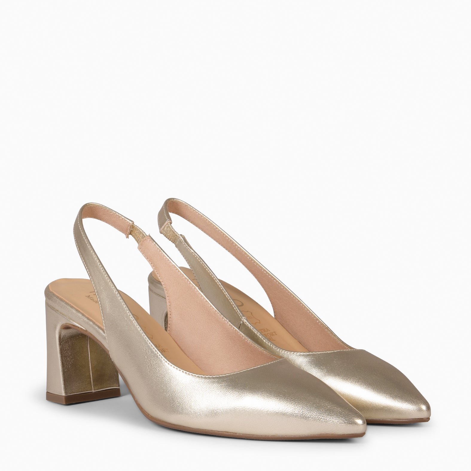 MIRIAM - Zapato destalonado PLATINO - miMaO ®