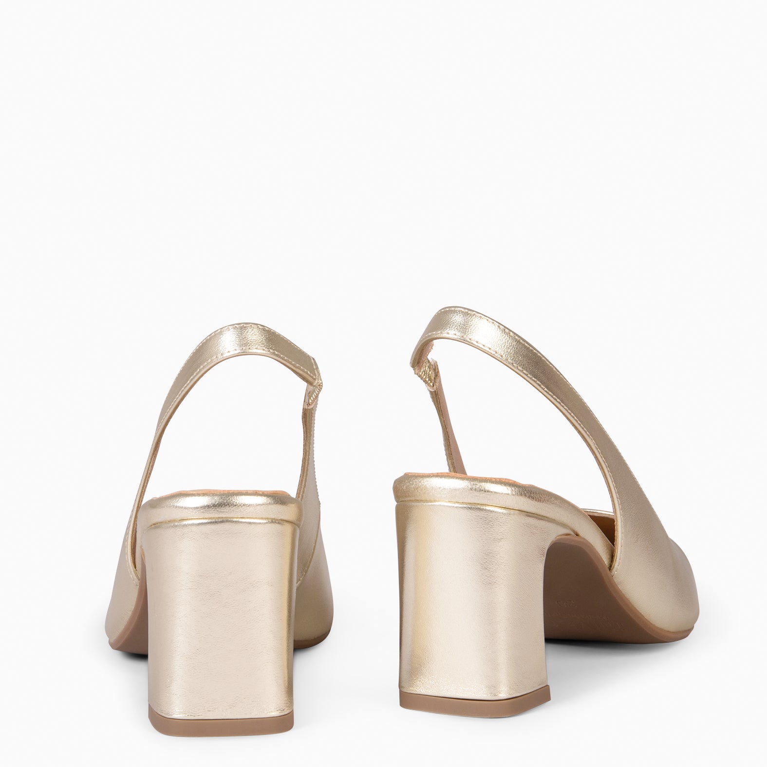 MIRIAM - Zapato destalonado PLATINO - miMaO ®