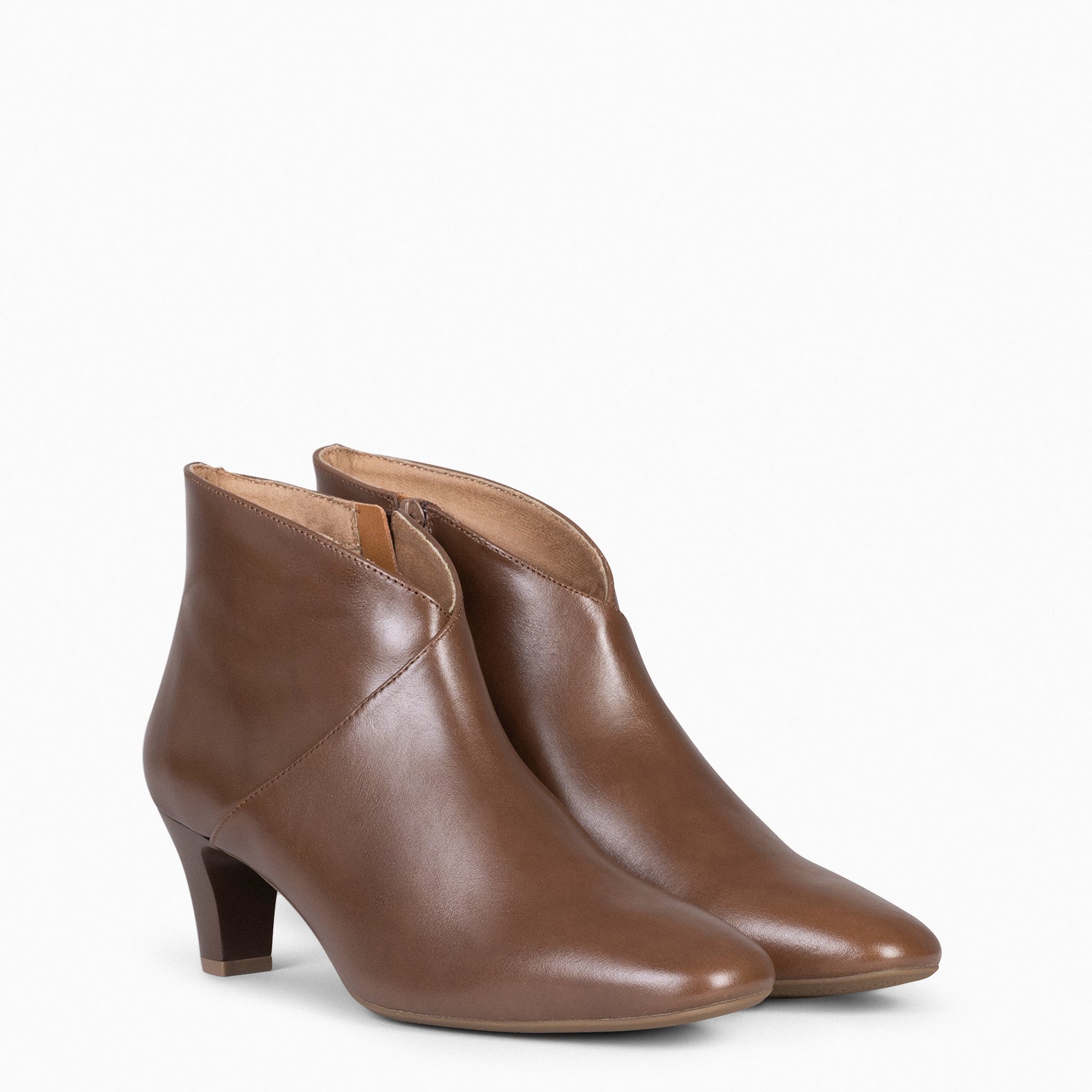 LADY – TAUPE Women nappa booties