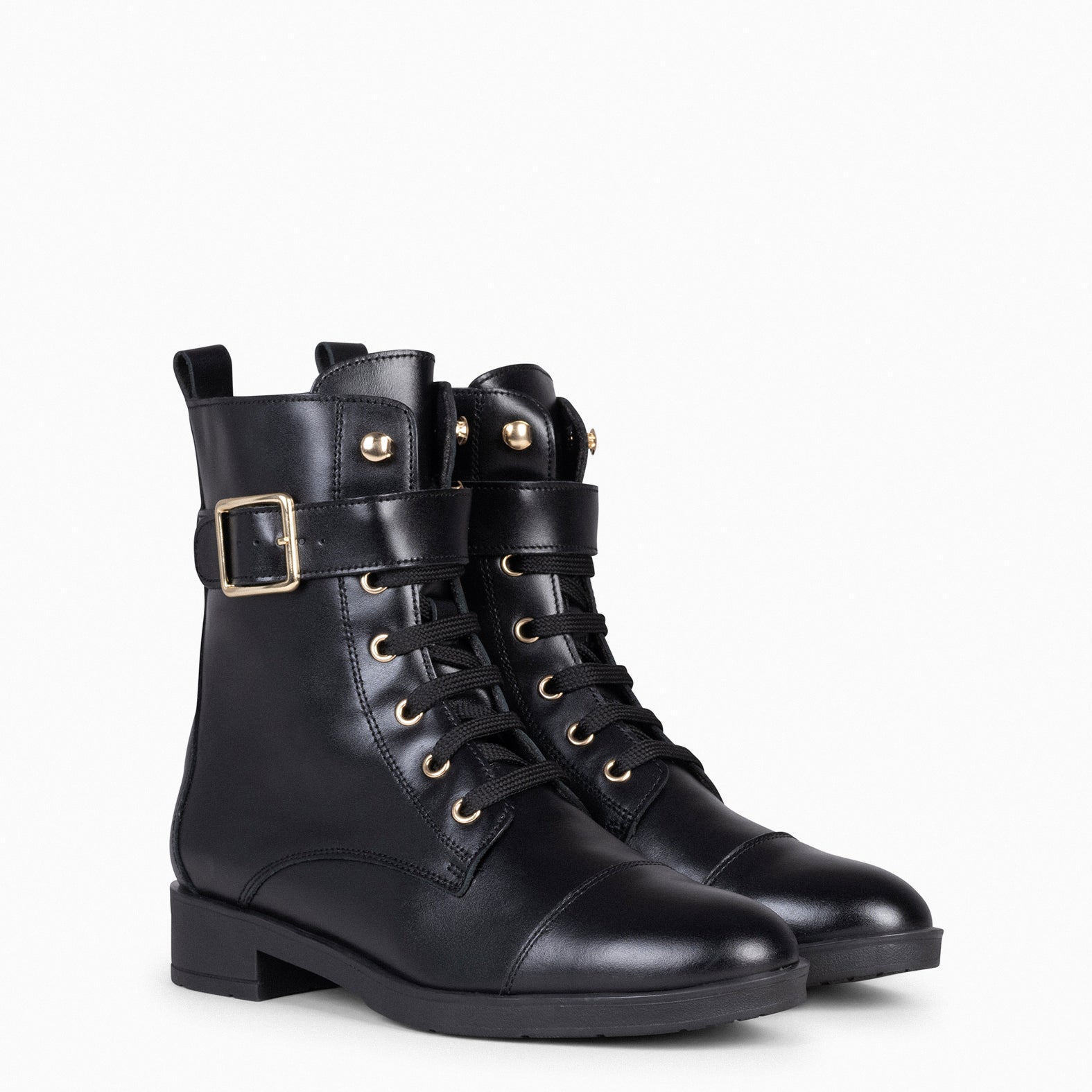 Botas Negras para Mujer de piel c modas miMaO