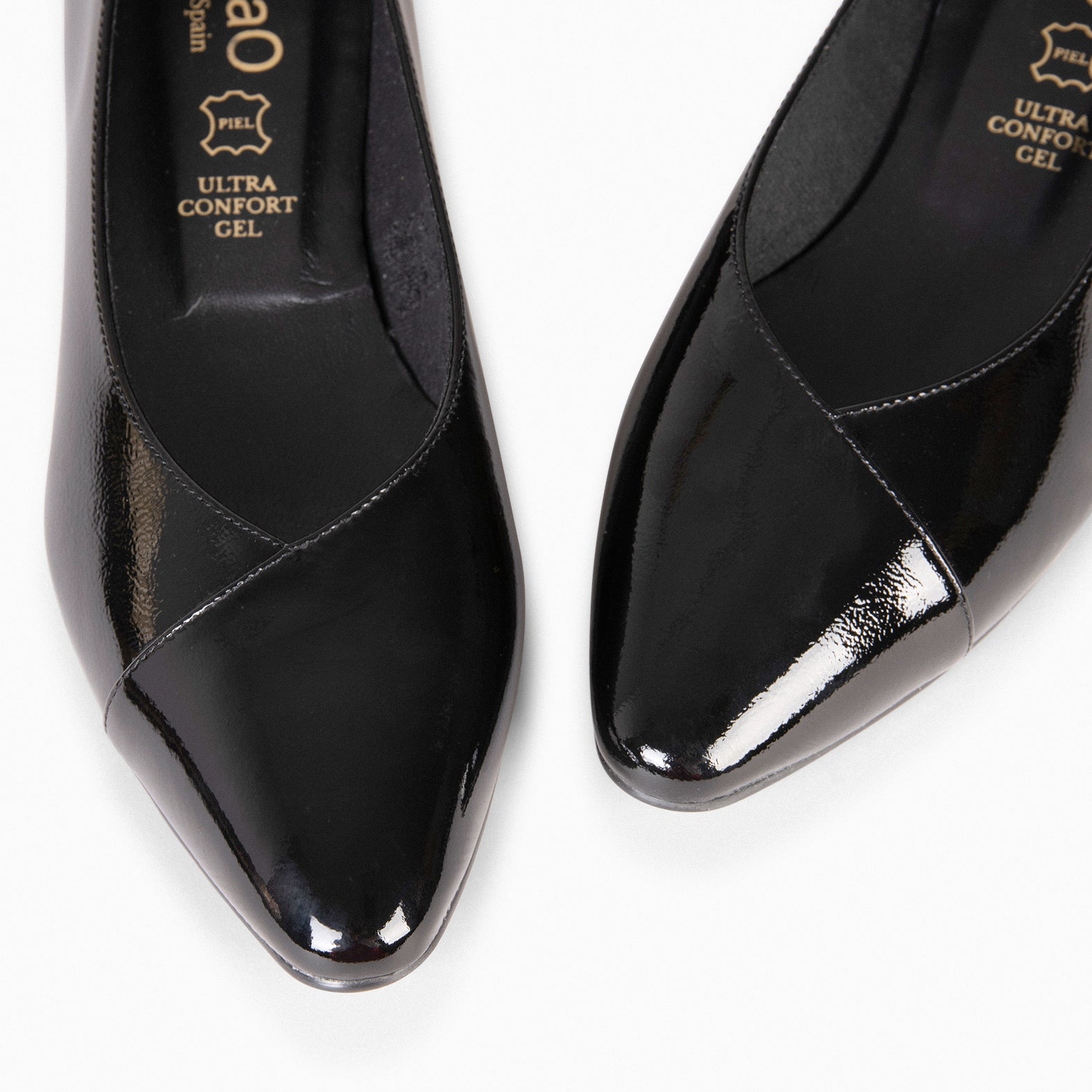 KATE – BLACK Low Heel Ballerinas