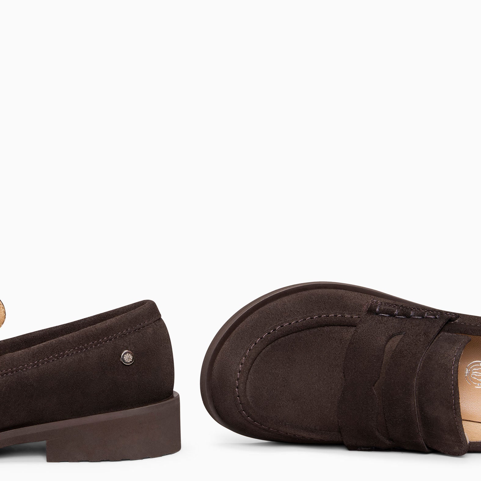 HARVARD - Mocasines planos de piel MARRON - miMaO ®