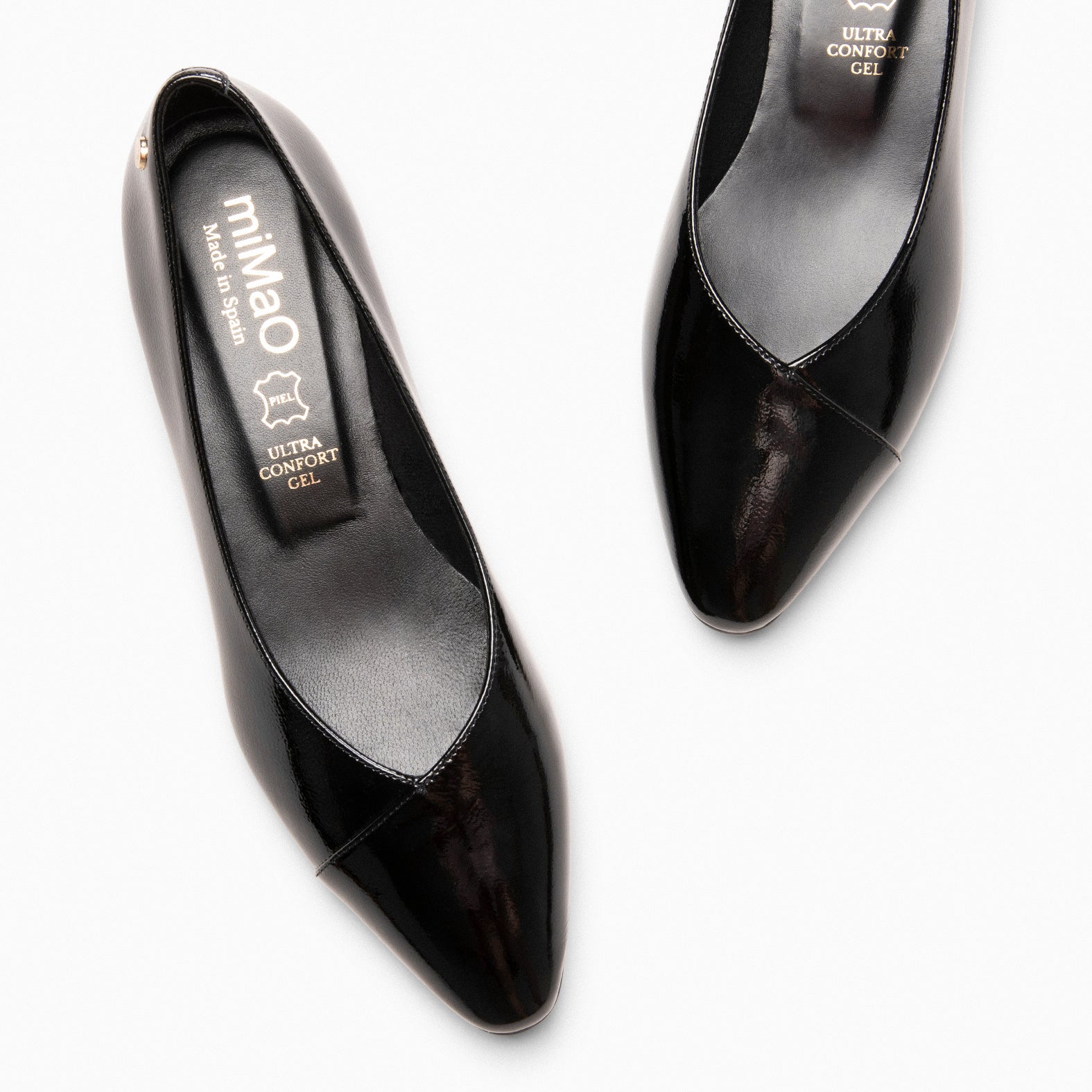 KATE – BLACK Low Heel Ballerinas