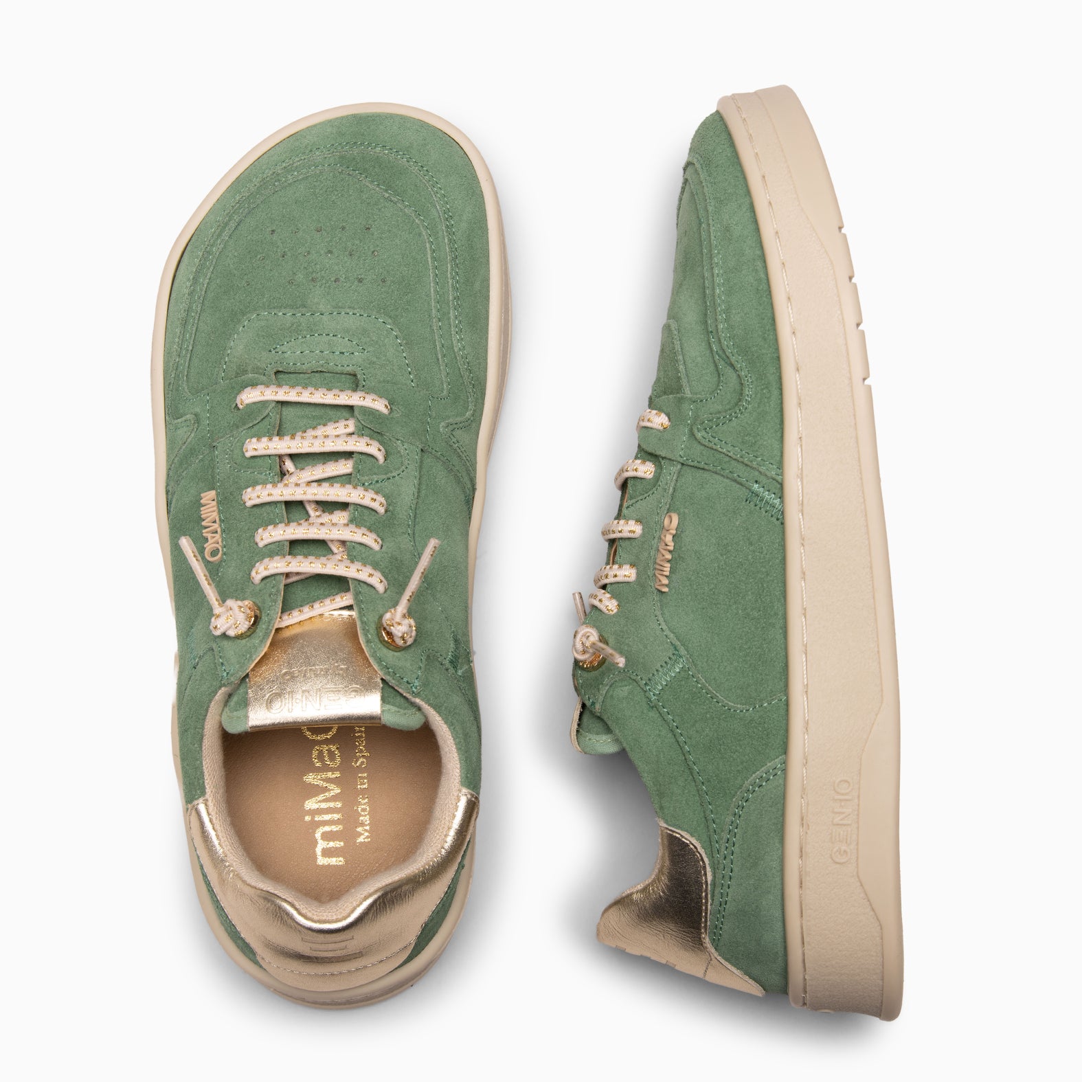 GEN-IO - Zapatillas baresoft VERDE