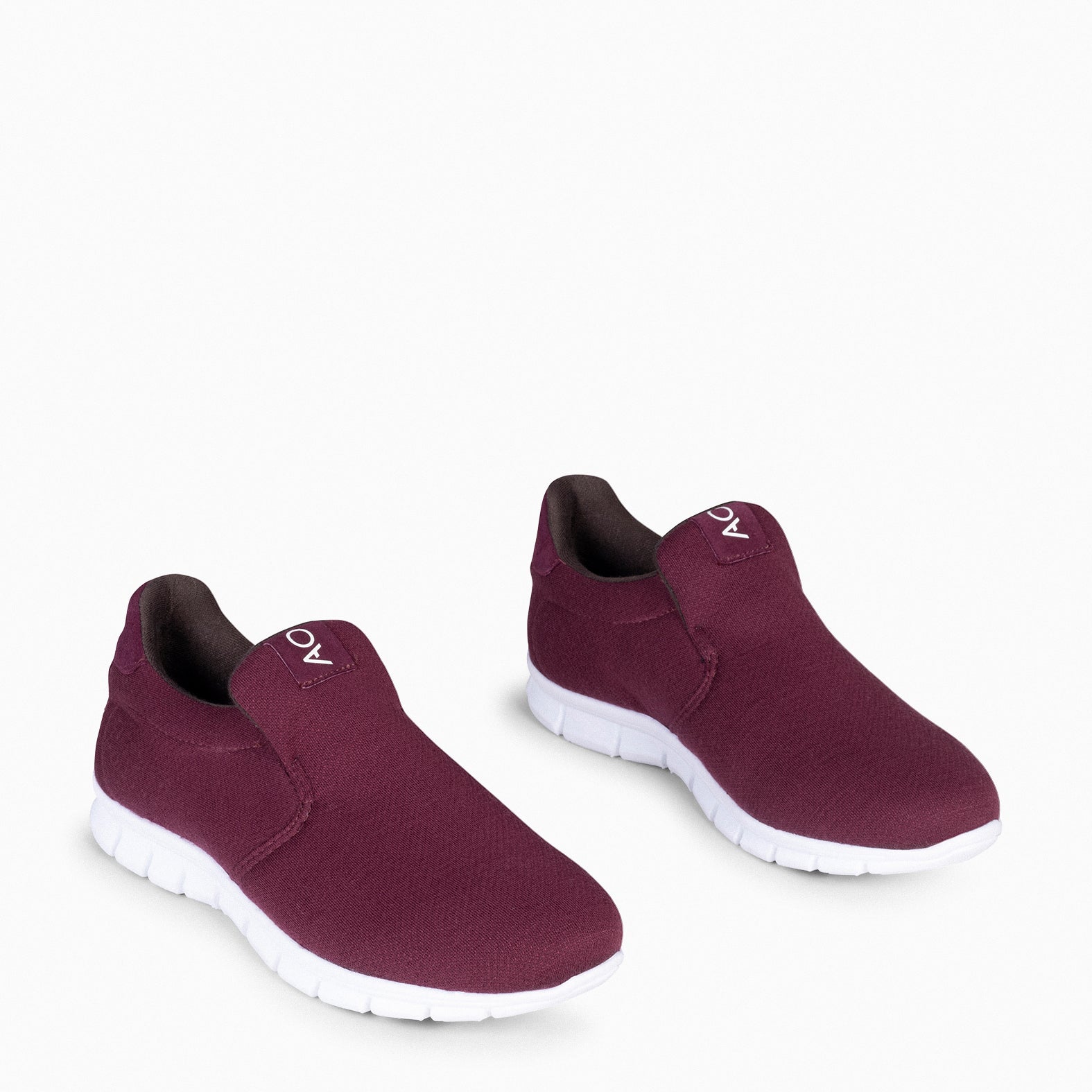 AIR - BURGUNDY Women sock-free sneaker 