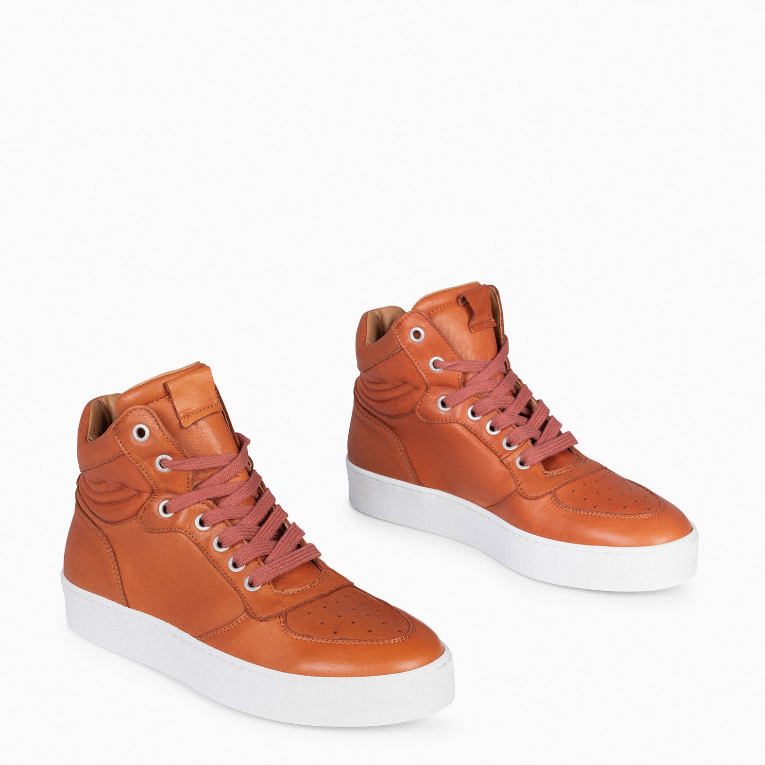 BASKET Baskets hautes pour femme ORANGE