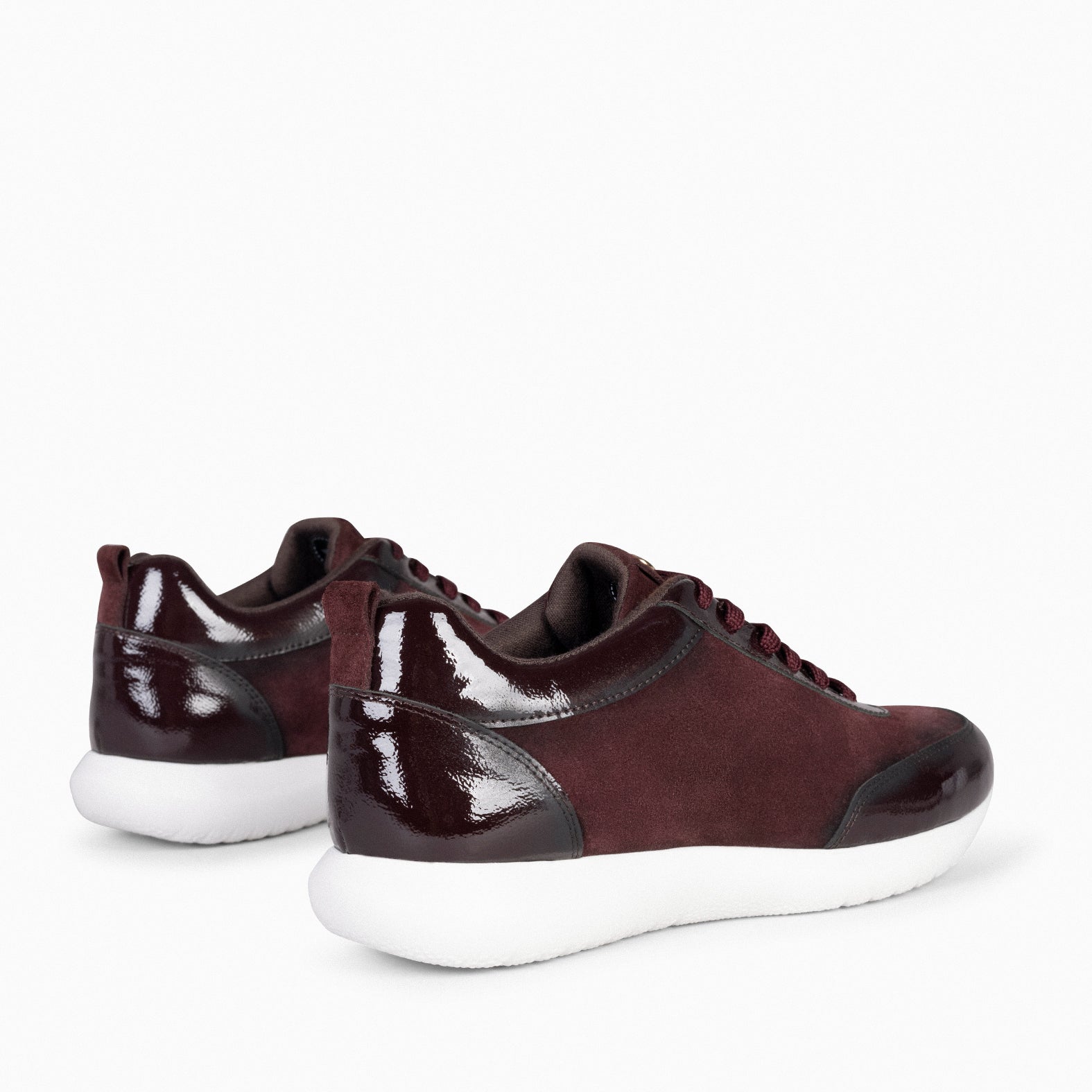 Burgundy plimsolls sale