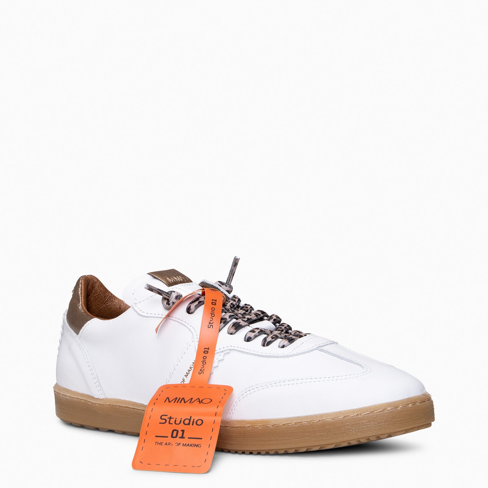 STÜDIO 01 - ANIMAL PRINT Suede sneakers 