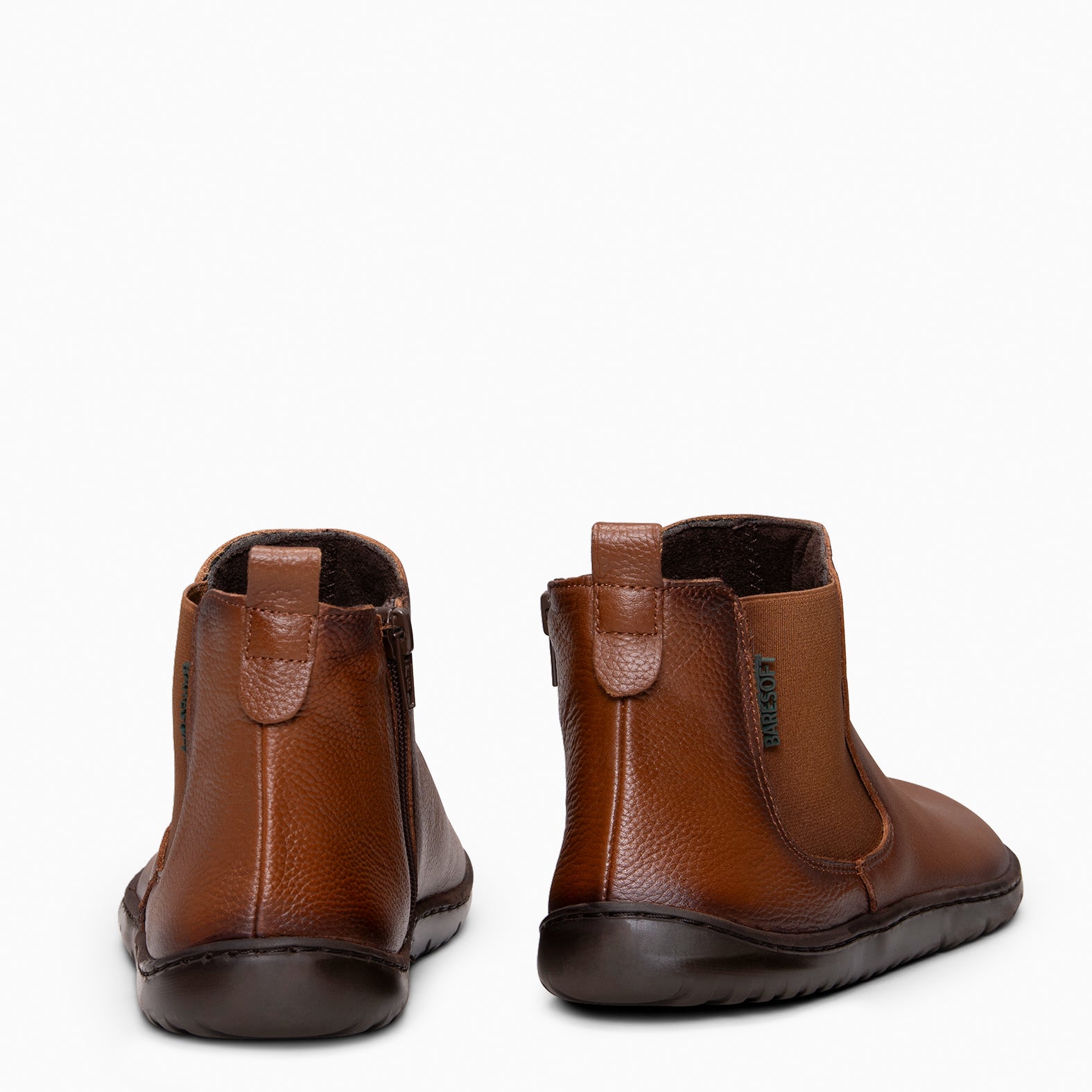 SAND -Botines tipo barefoot con elástico MARRON