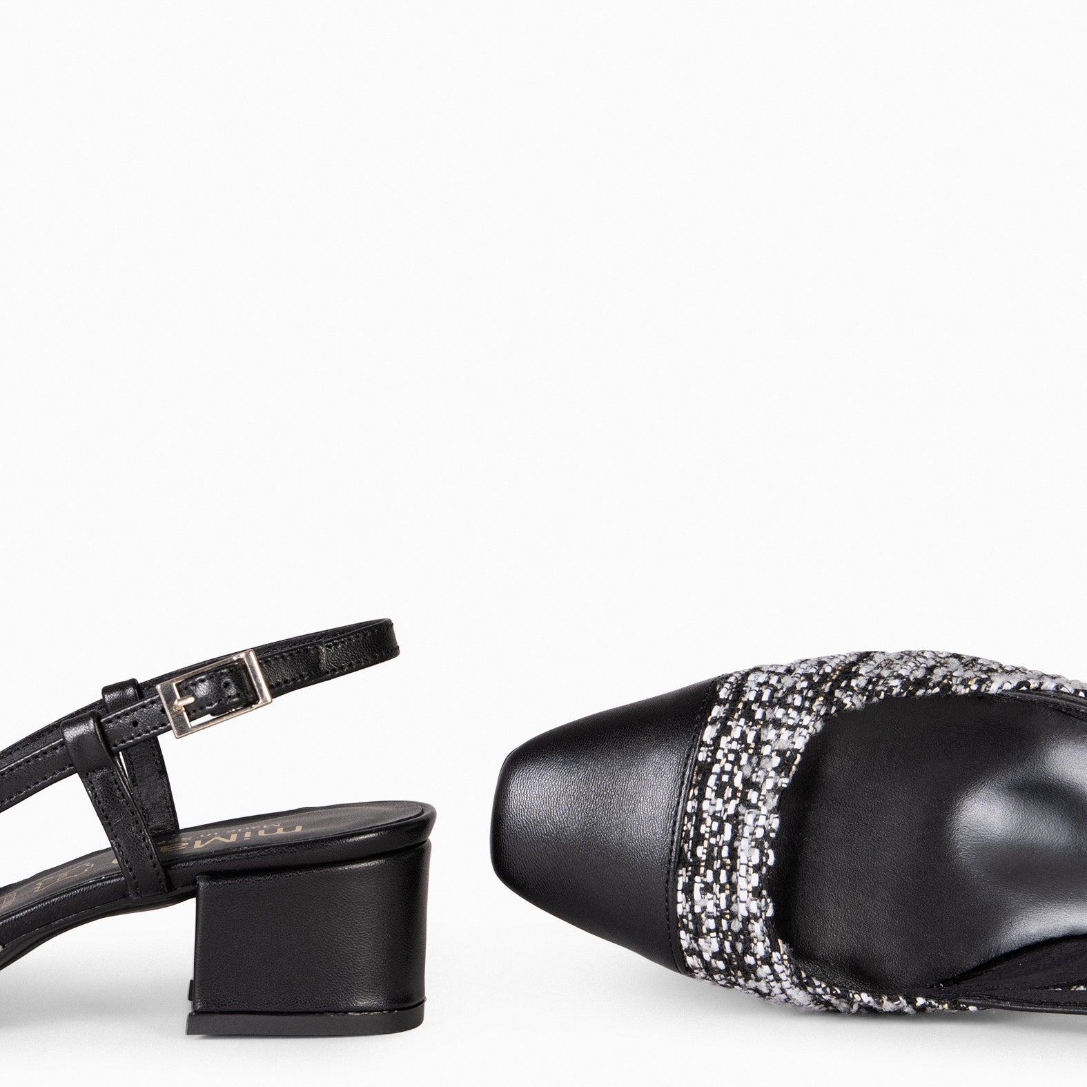 AUDREY – TWEED sling-back ballerina