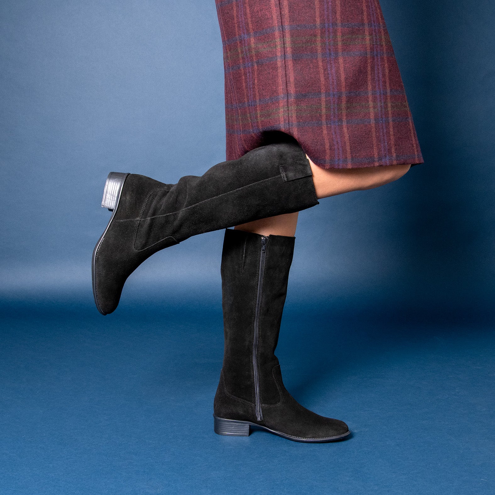 TEXAS - Botas de tacón bajo NEGRO