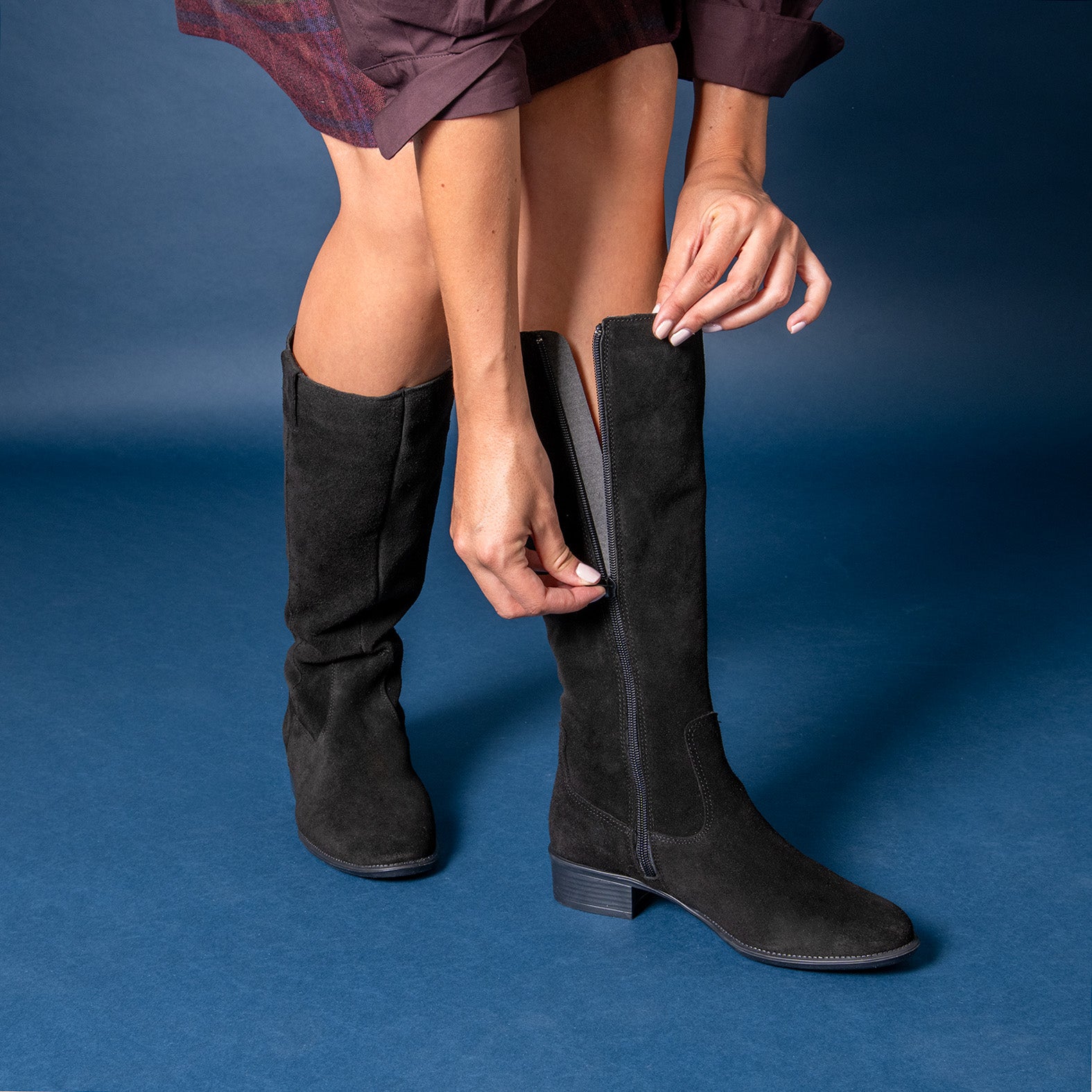 TEXAS - Bottes à petit talon NOIR