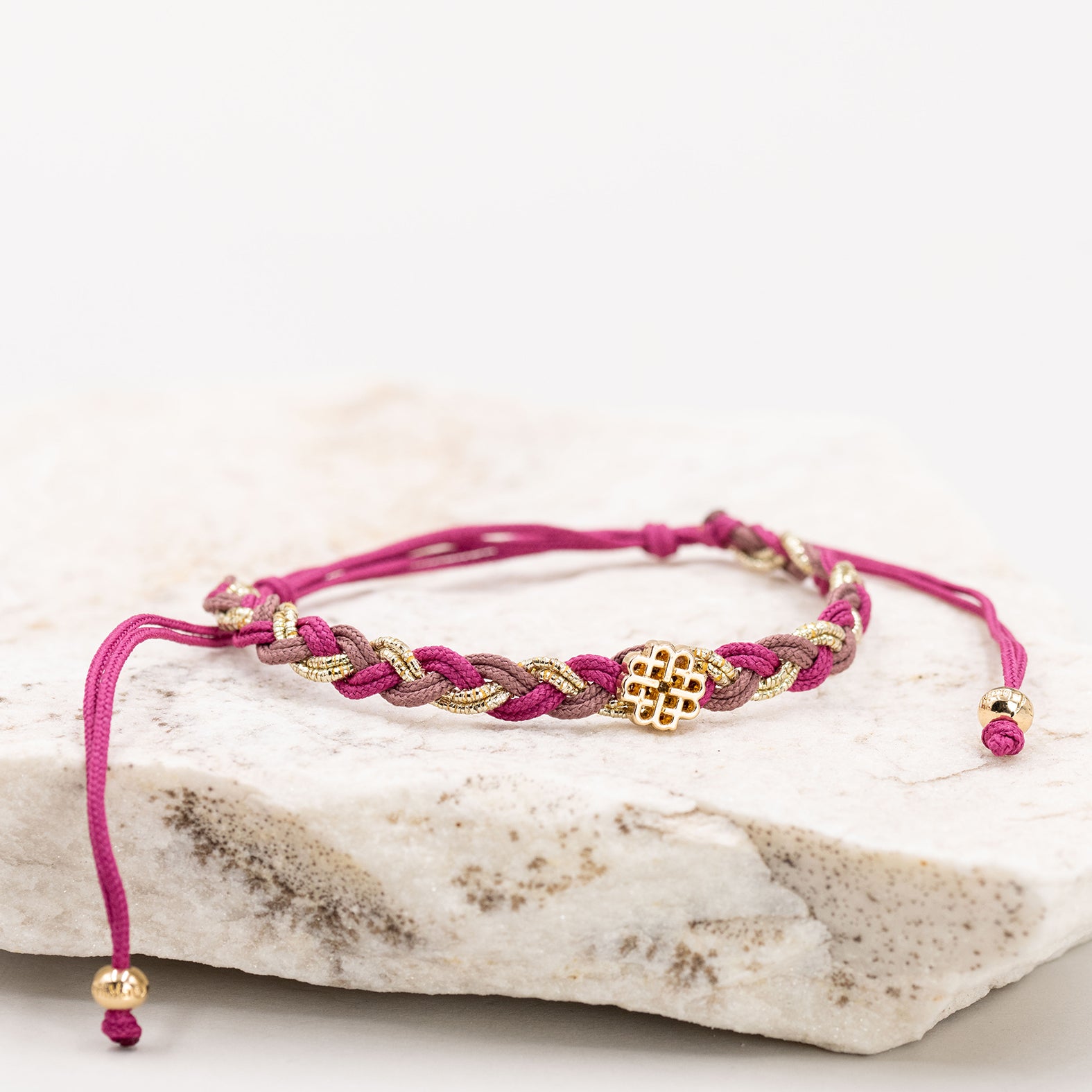 PULSERA DE LA POSITIVIDAD ORO