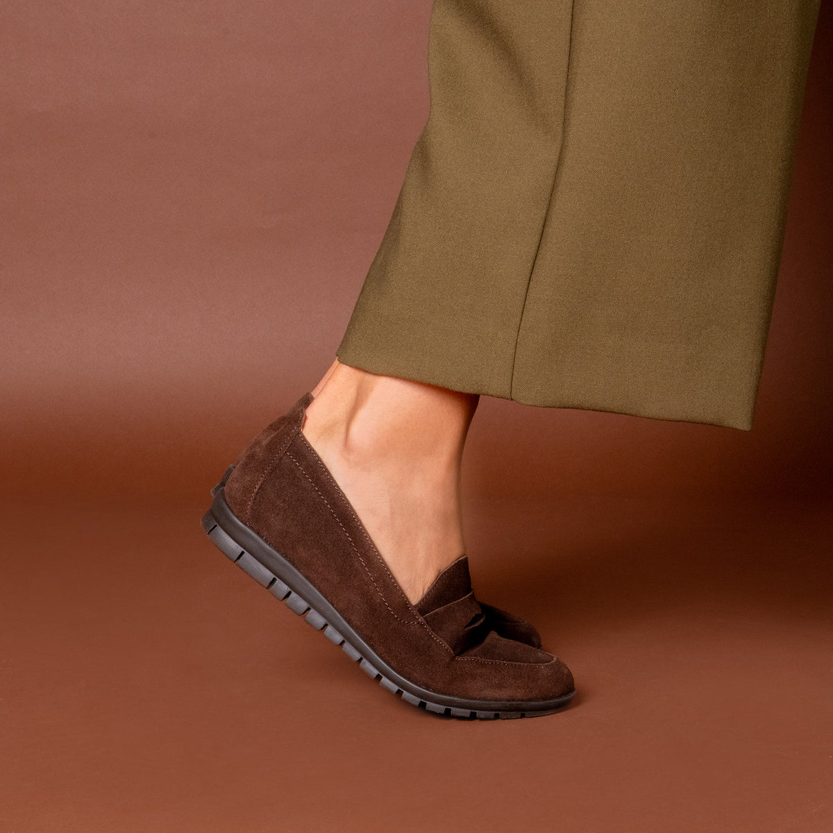 360 - Mocasines con antifaz hidrófugos MARRON