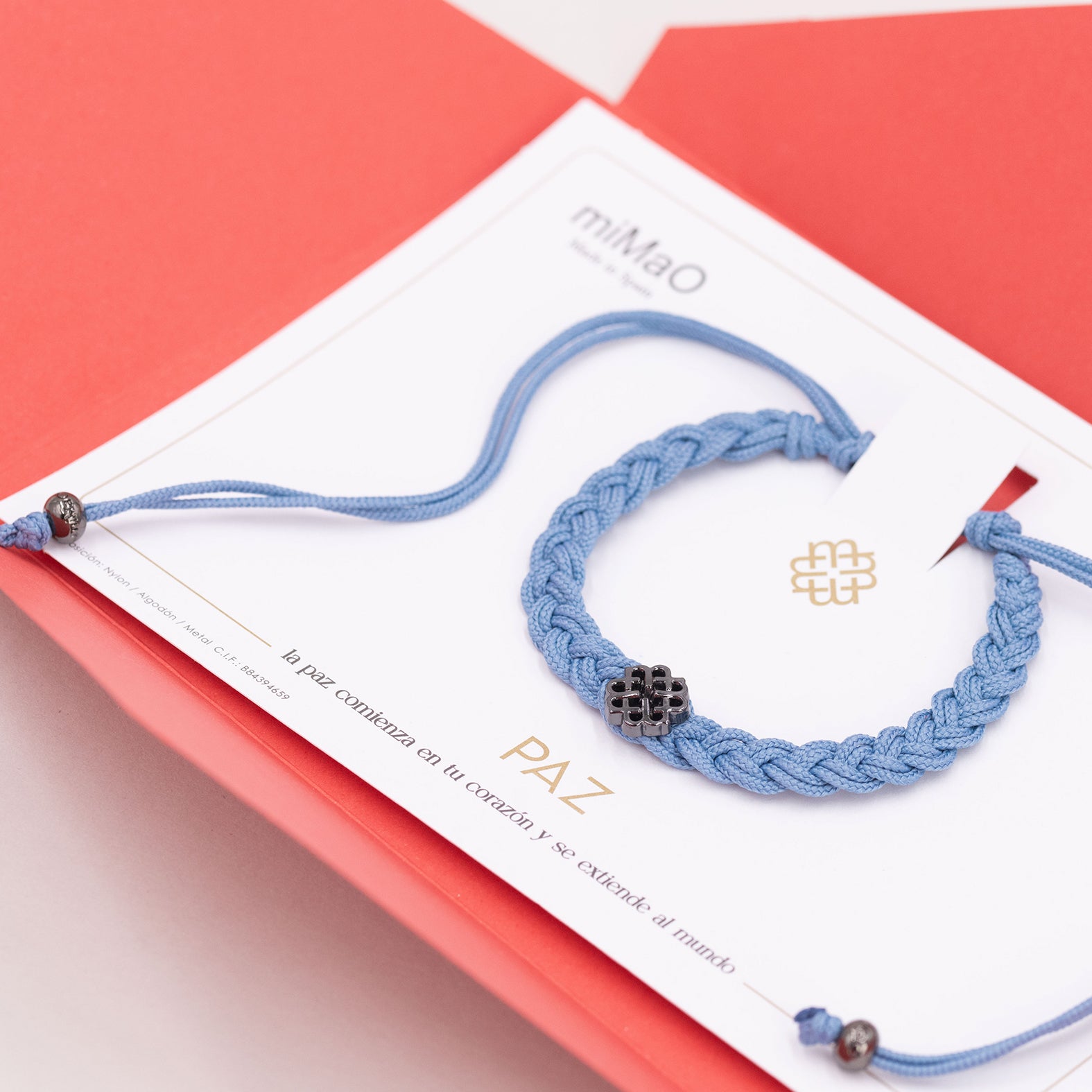 BRACELET BLEU CIEL, SYMBOLE DE PAIX