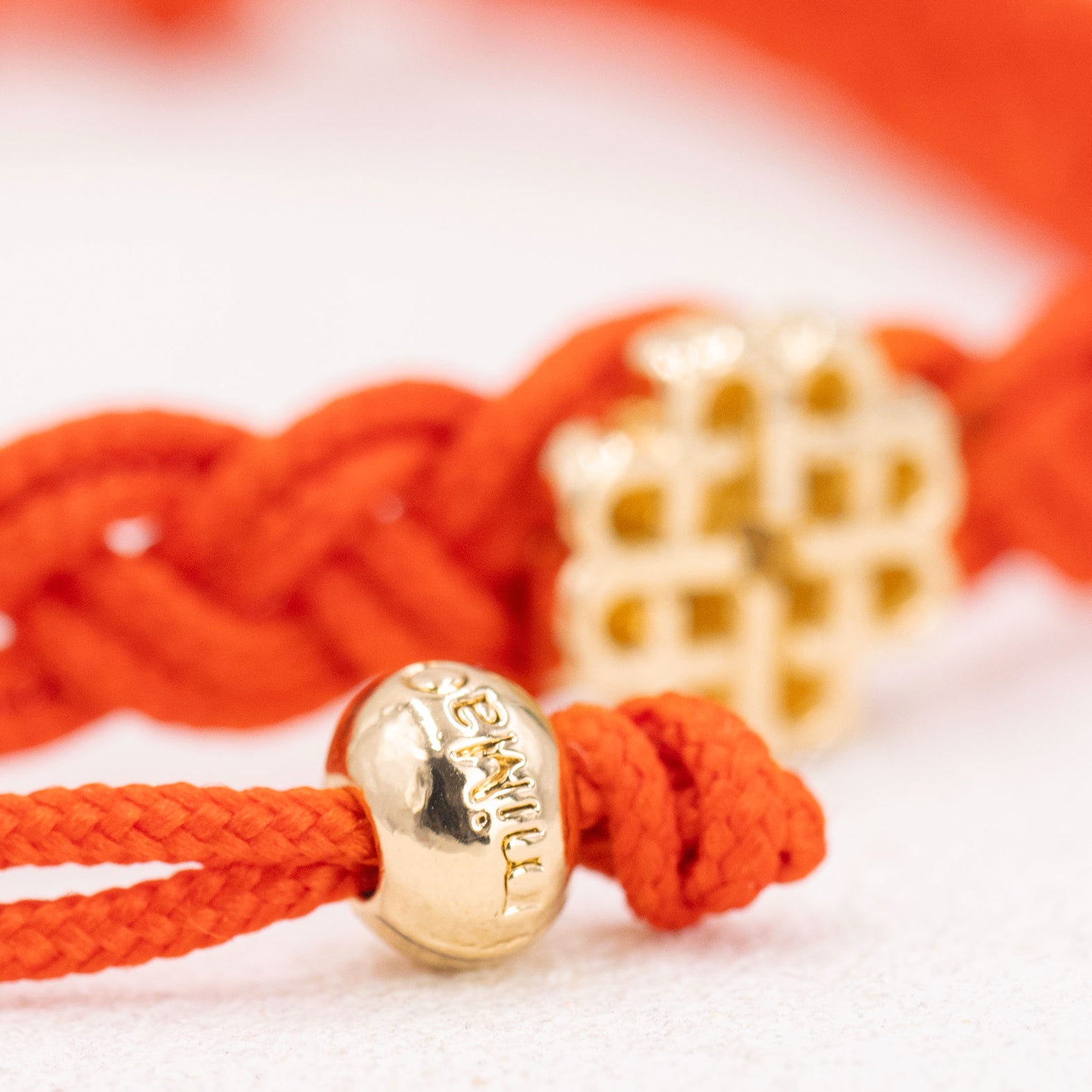 PULSERA NARANJA DE LA VITALIDAD ORO