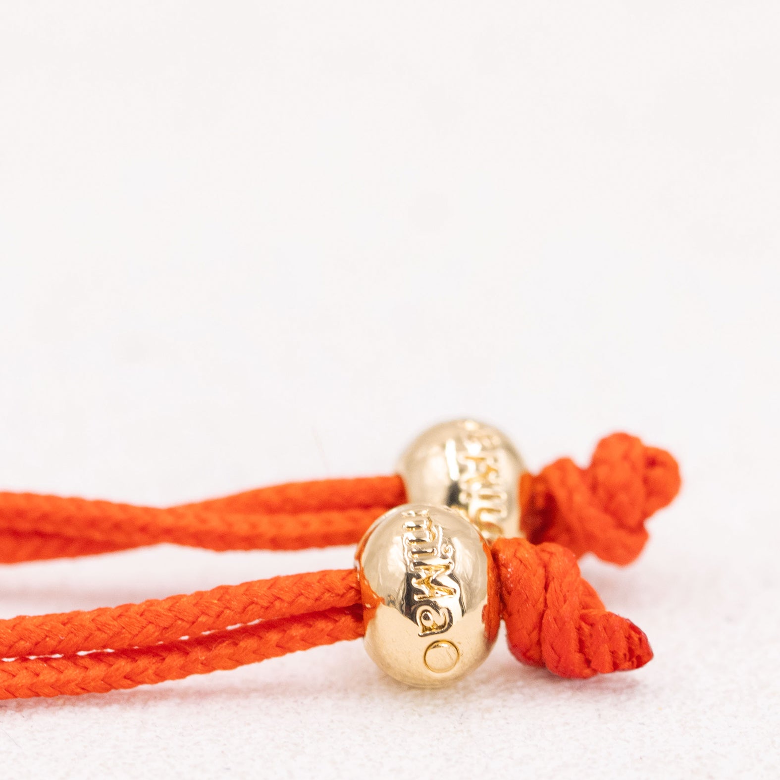 PULSERA NARANJA DE LA VITALIDAD ORO