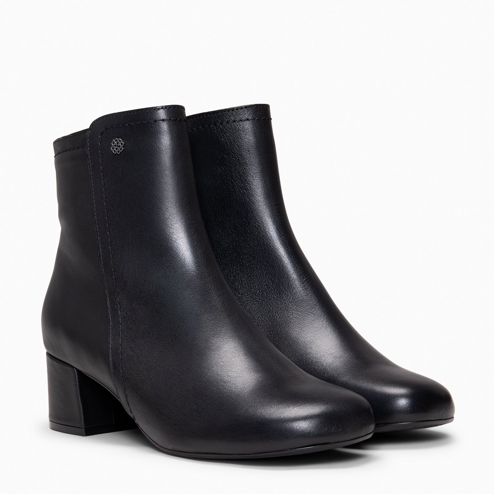 COLMAR - Botines elegantes de piel NEGRO NAPA