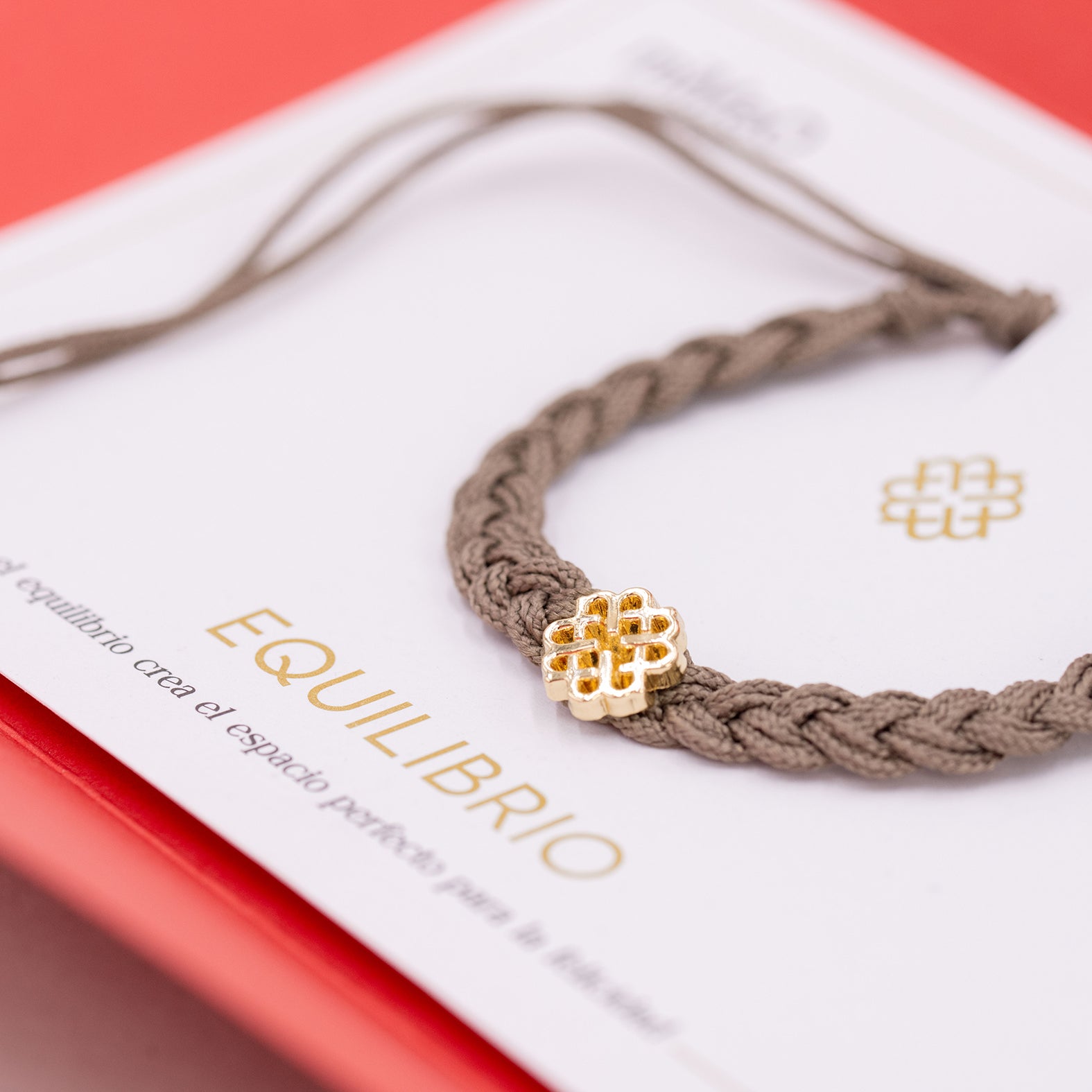 PULSERA TAUPE DEL EQUILIBRIO ORO