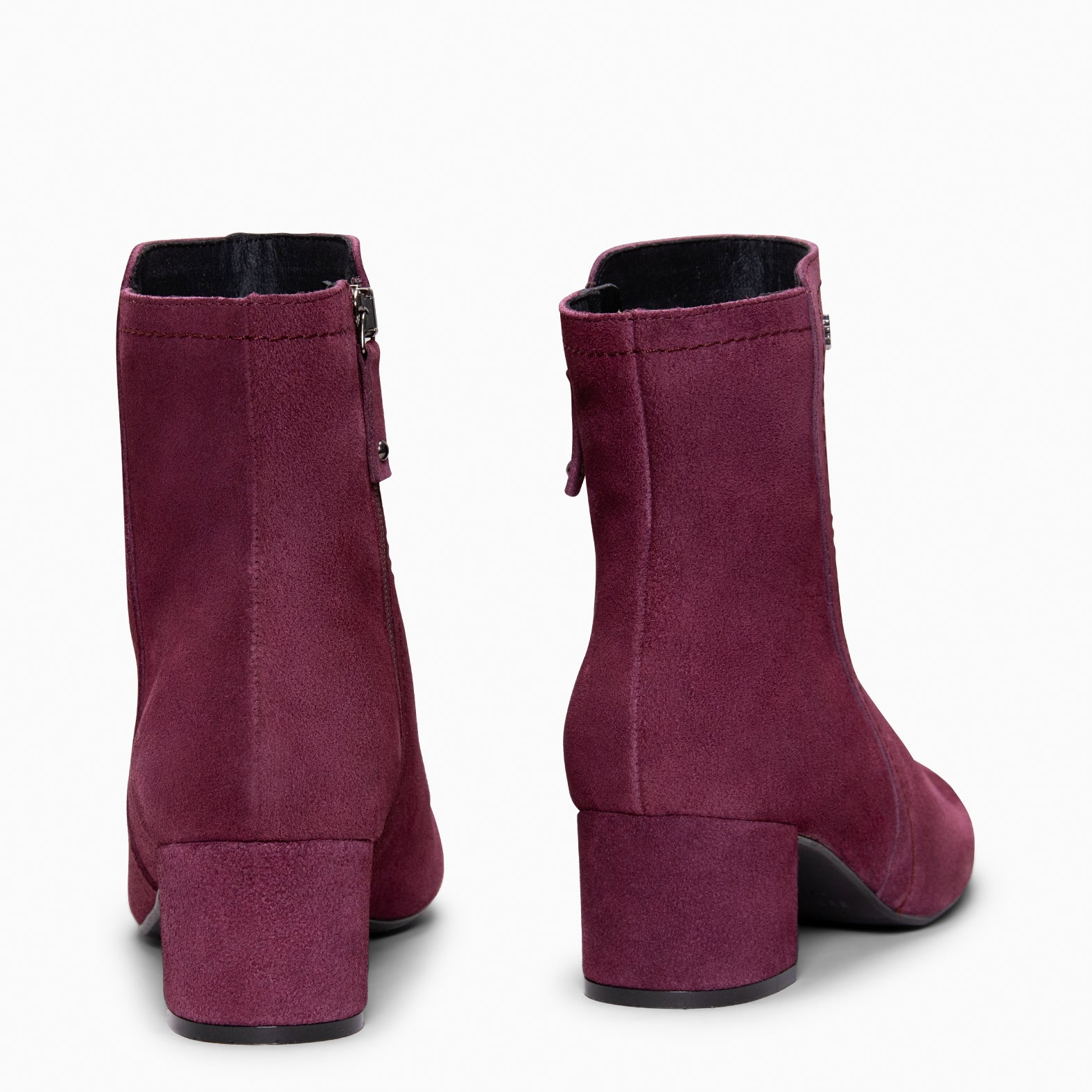 COLMAR - Botines elegantes de piel BURDEOS