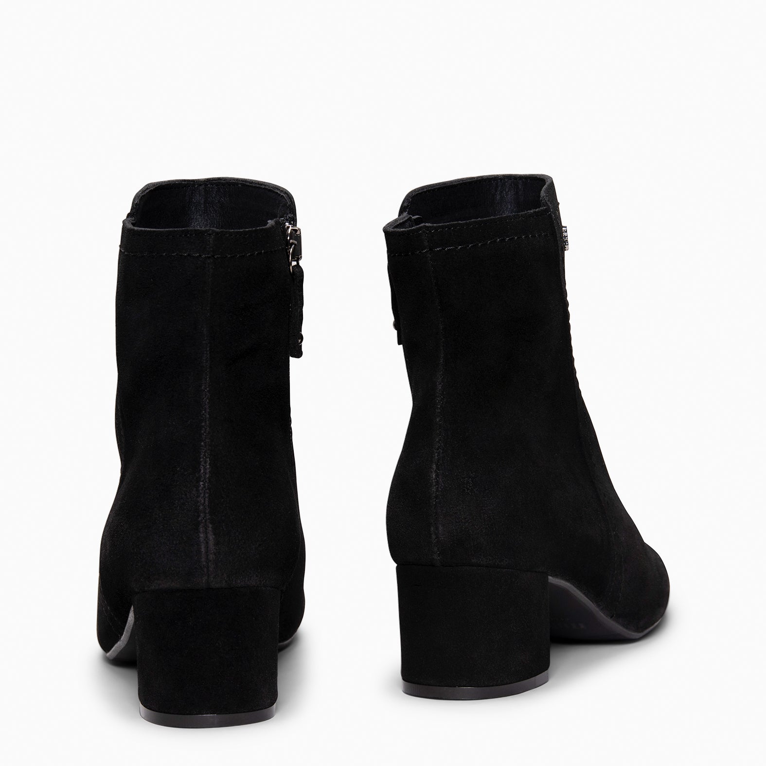 COLMAR - Botines elegantes de piel NEGRO