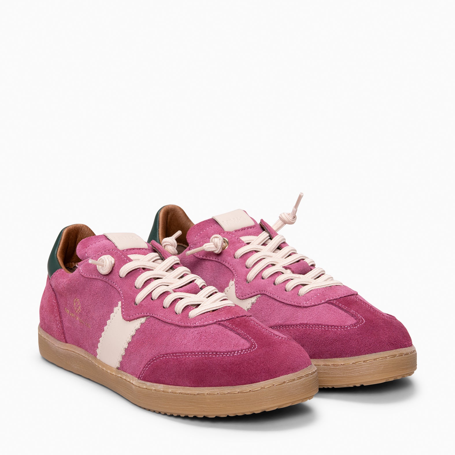 STÜDIO 01 - Baskets pour femme en daim FUCHSIA