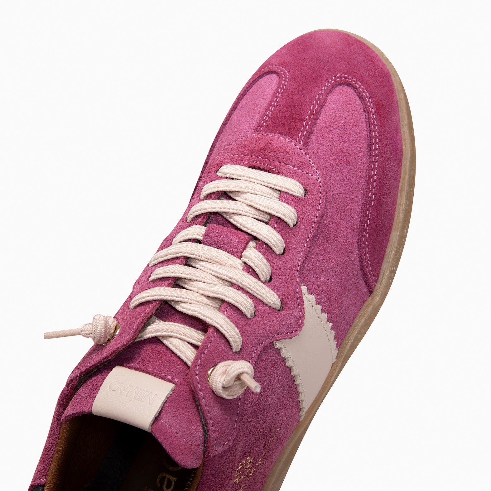 STÜDIO 01 - Baskets pour femme en daim FUCHSIA