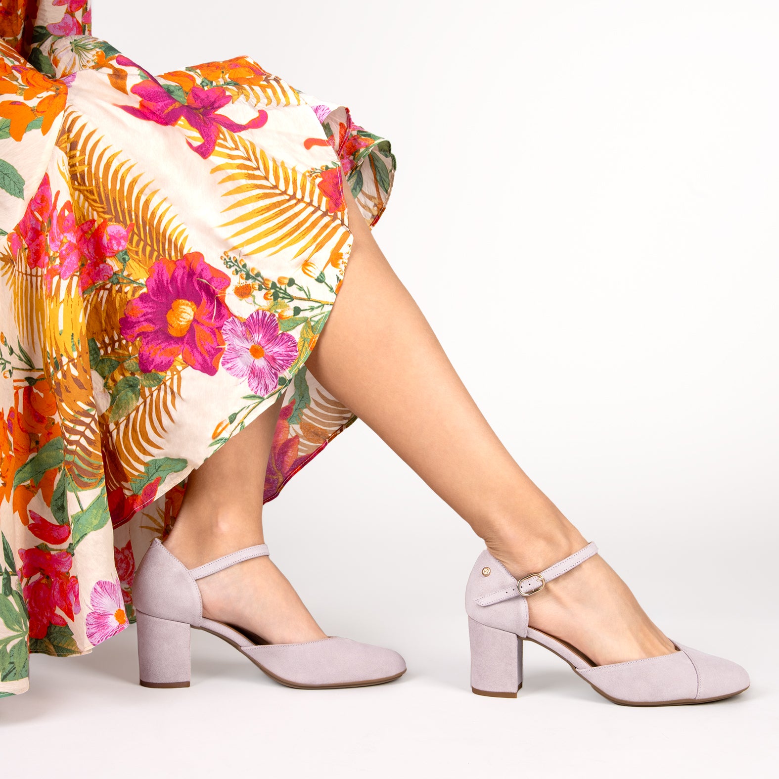 ISI - Zapatos de Mujer Abiertos con pulsera NUDE