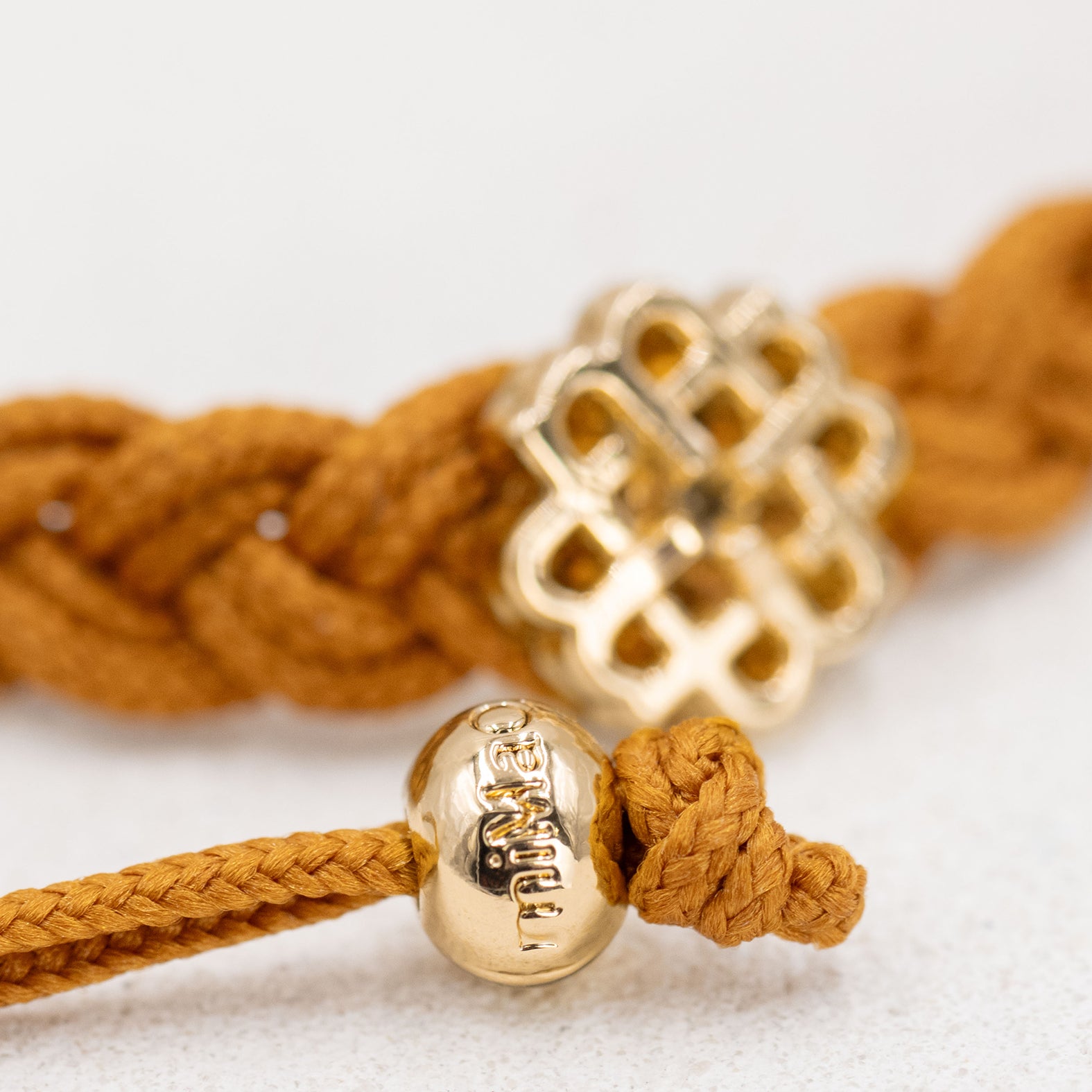 PULSERA MOSTAZA DE LA FORTUNA ORO