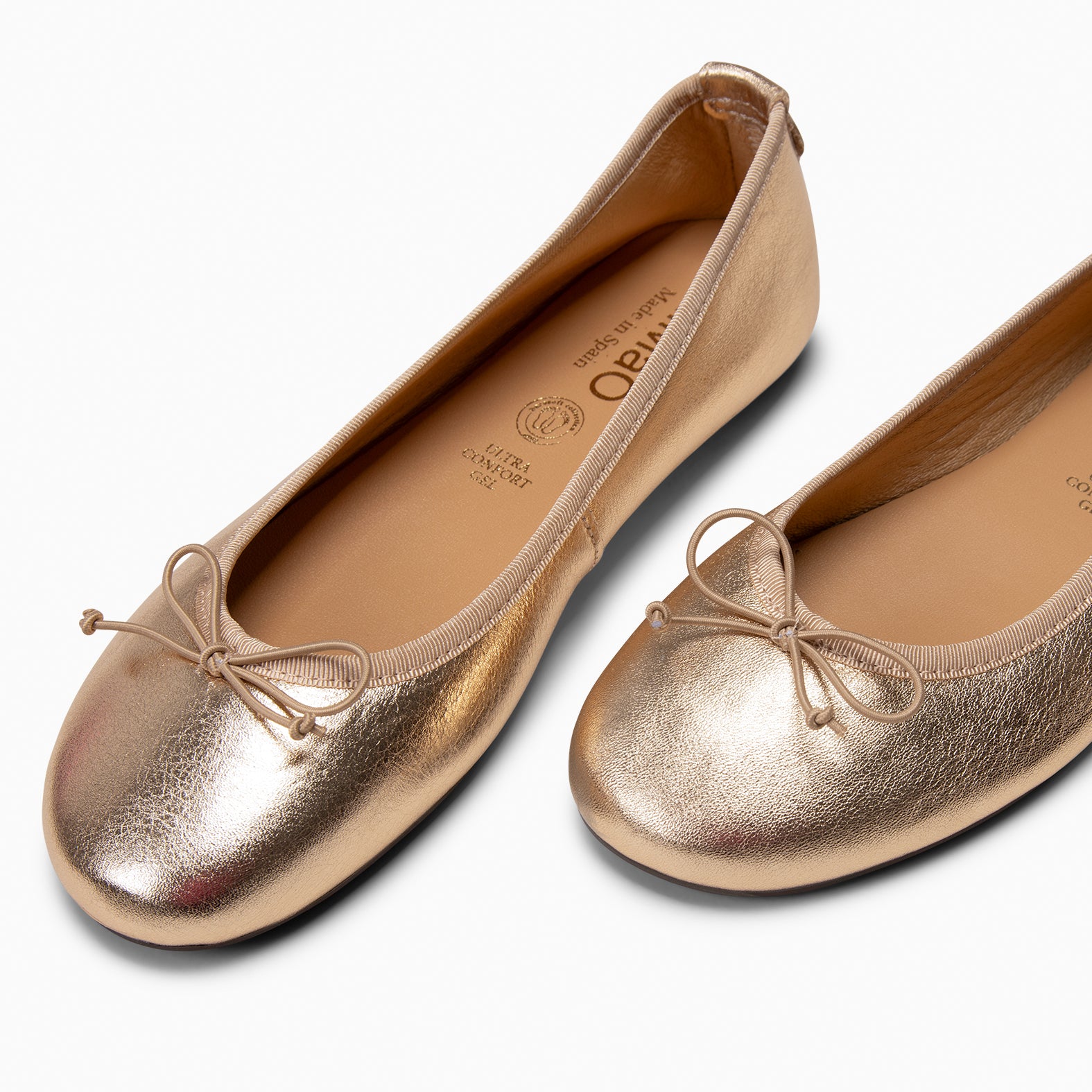 CAMPANILLA - Bailarina baresoft DORADO